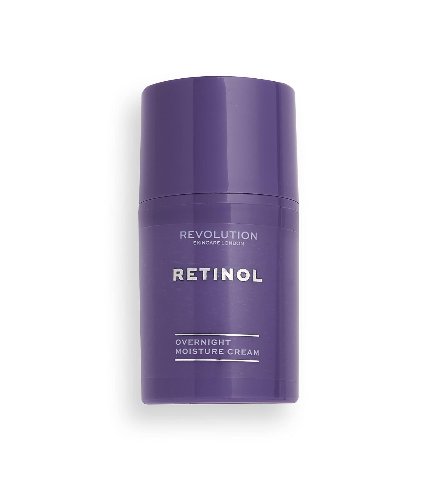 Revolution Skincare London Retinol Overnight Face Cream - 50ml, Vegan & Cruelty-Free - Buy Online on GoSupps.com