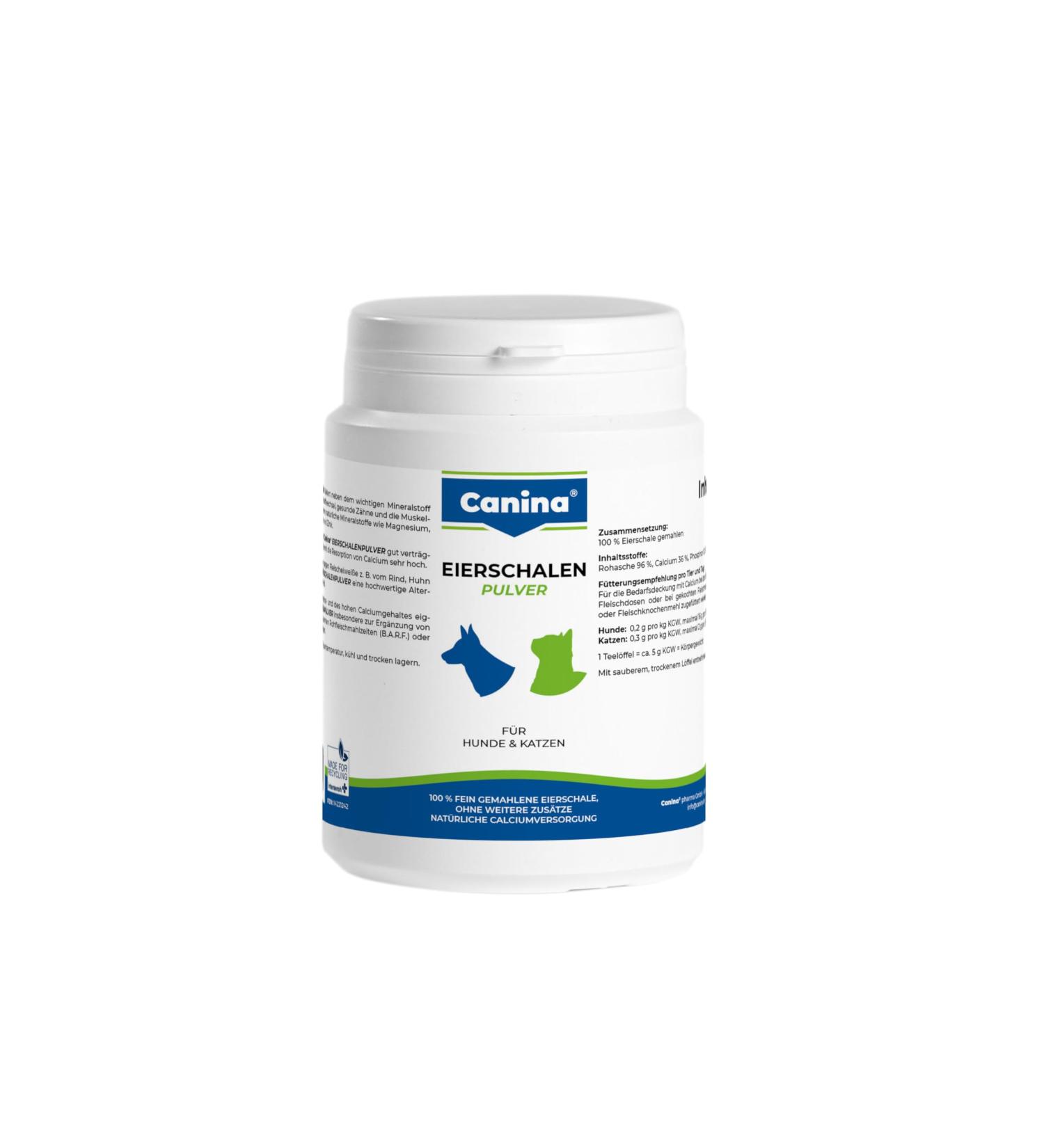 Buy Canina Eggshell Powder | 250g Pack | High-Quality Calcium Supplement for Pets - International Shipping Available - Buy Online on GoSupps.com