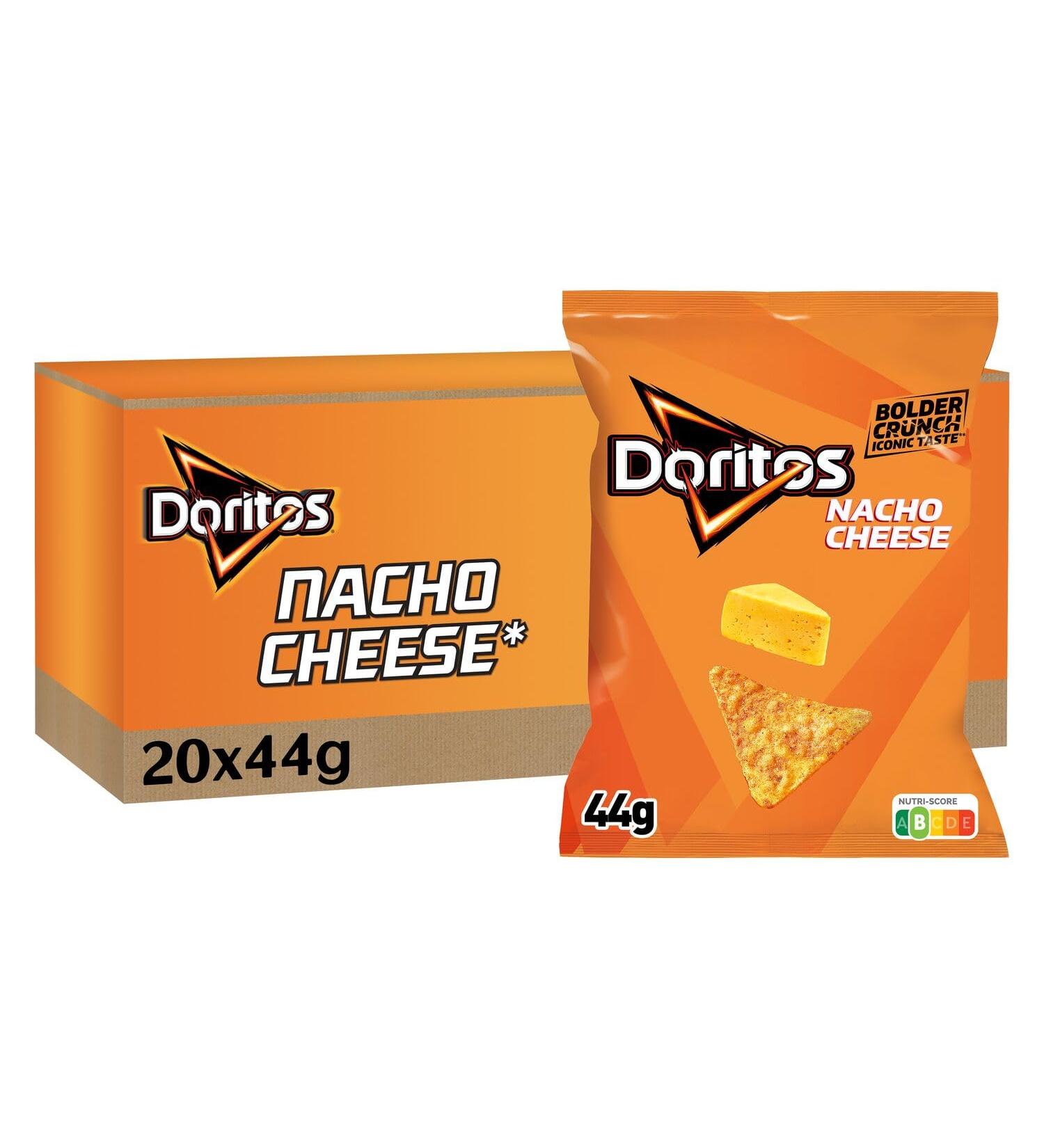 Doritos Nacho Cheese 44g Pack of 20 - Buy Online on GoSupps.com
