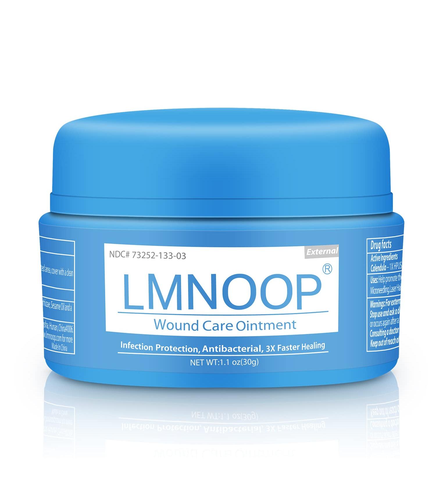 LMNOOP Wound Care Cream 1.1oz - First Aid Skin Repair Ointment for Infection Ulcers, Cuts, Scrapes, Burns, Bites & Surgical Wounds - Buy Online on GoSupps.com