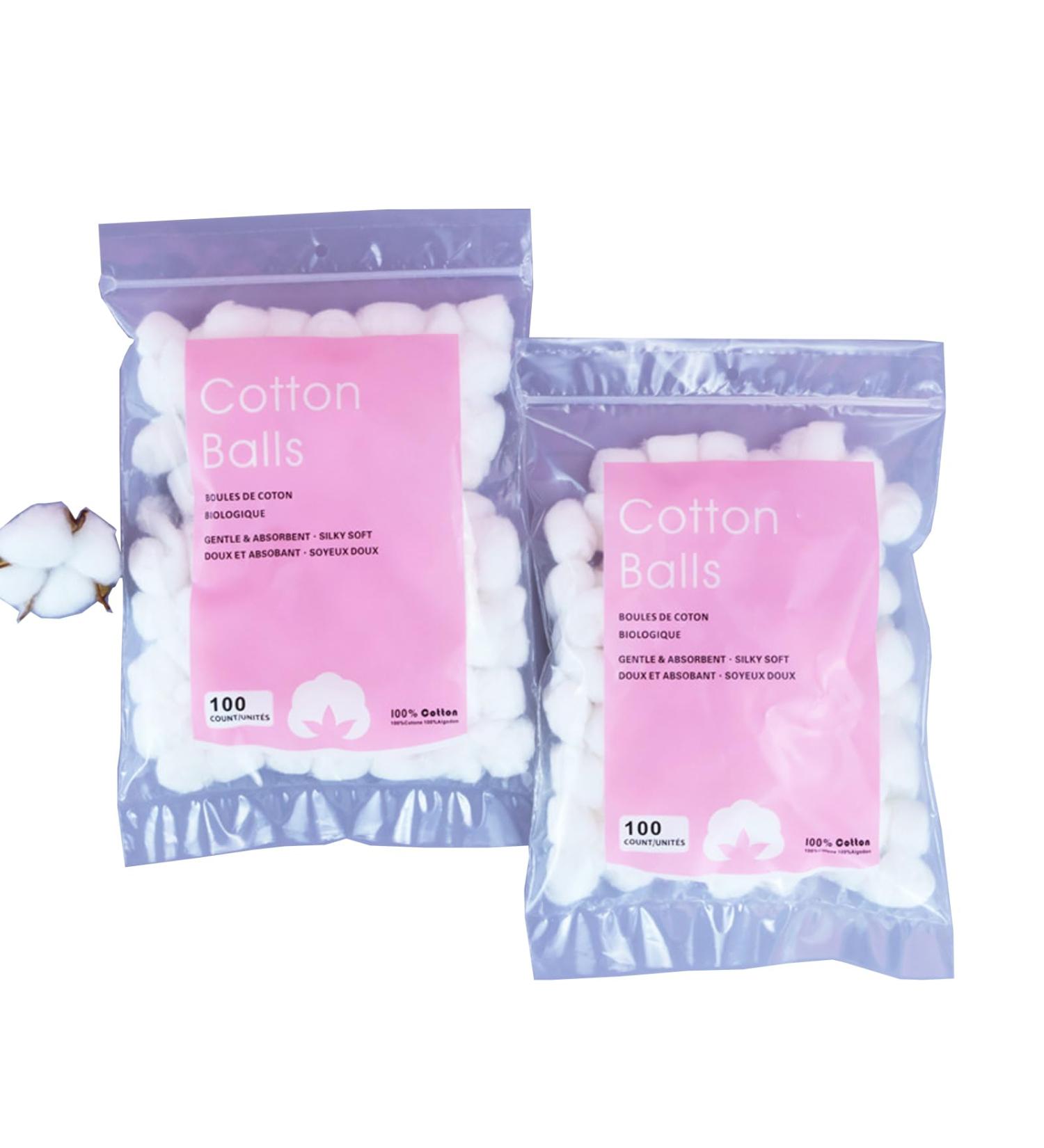 Small Cotton Balls (200 Pack) for Make-Up Nail Polish Removal & Pet Care | International Shipping Available - Buy Online on GoSupps.com