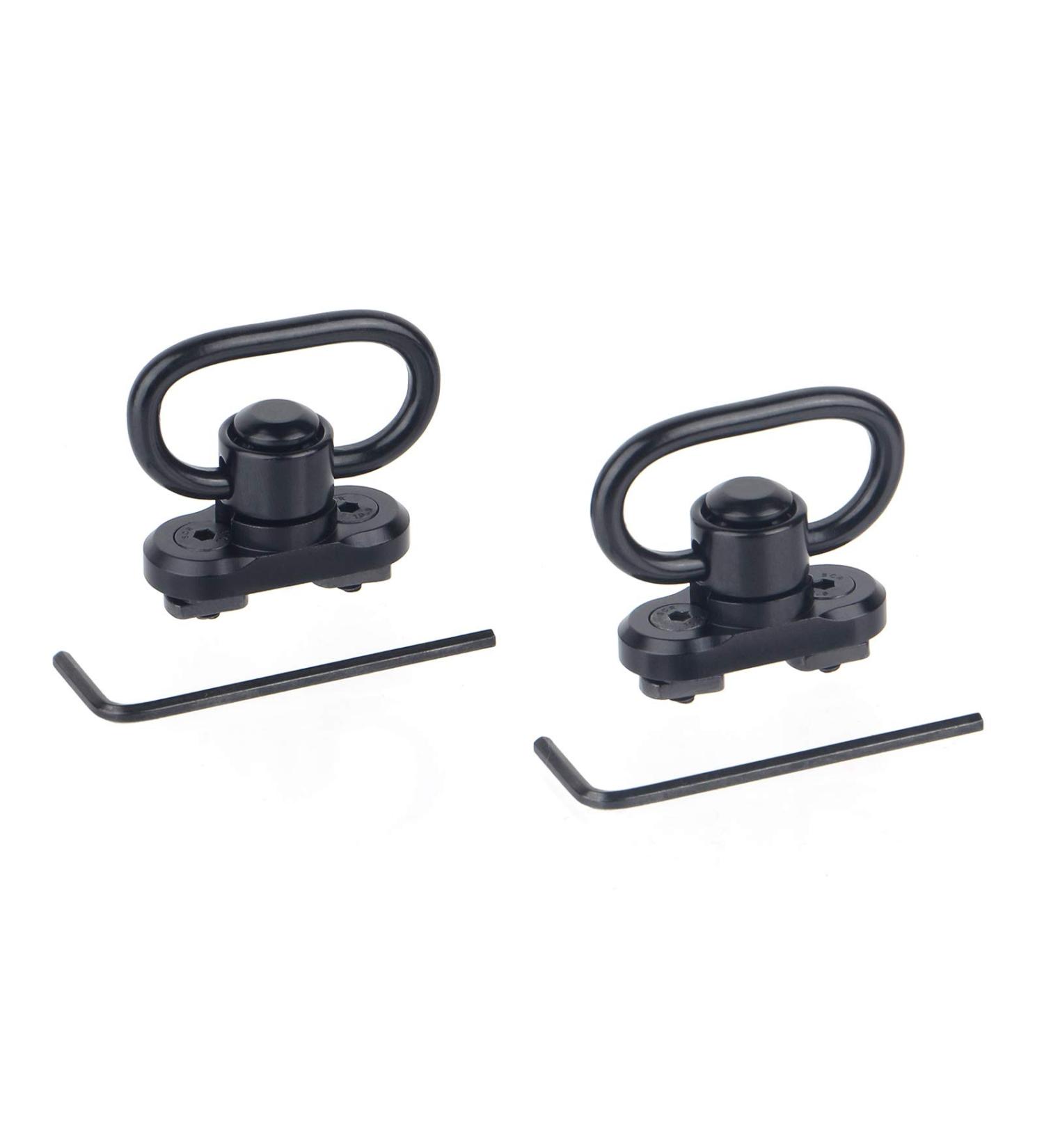 Toopmount M-LOK QD Swivel Adapter - 1.33 Rotatable Locking Loop Base for Tactical Picatinny Rail - 2-Pack | International Shipping Available - Buy Online on GoSupps.com