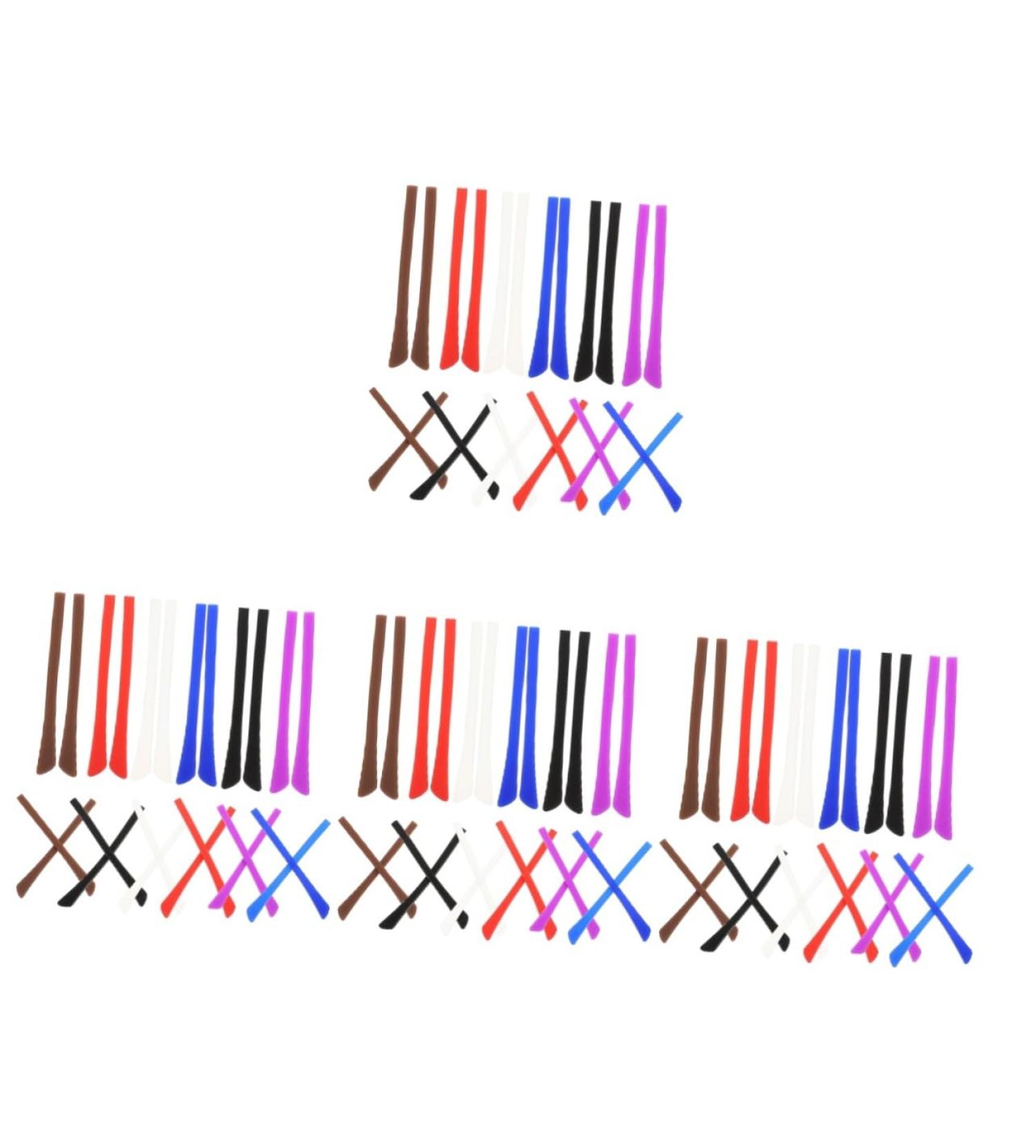 Jojofuny 48 Pairs Anti-Ear Bracket Glass Holders for Kids - Replacement Earring Pads & Rubber Pebbles for Glasses - Buy Online on GoSupps.com