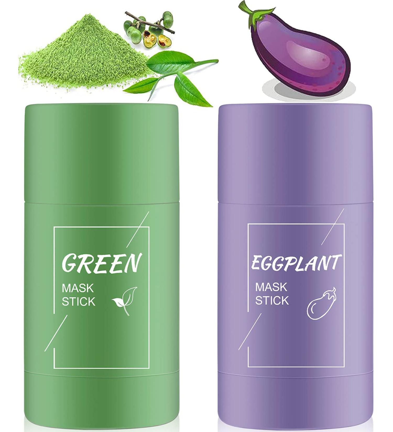  FOCUSUN Green Mask Stick Blackhead Mask Face Mask Purifying Green Tea Stick Oil Control Anti-Acne Peel-Off for Blackheads Regulates the Balance Between Water and Oil - Buy Online on GoSupps.com