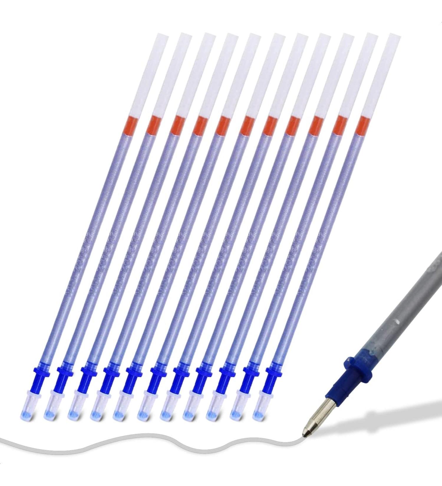 VIKROM 100 PCS Silver Fabric Markers for Sewing - Refillable Tailor Pencils for Quilting, Cotton, Silk, Jeans, Leather - Buy Online on GoSupps.com