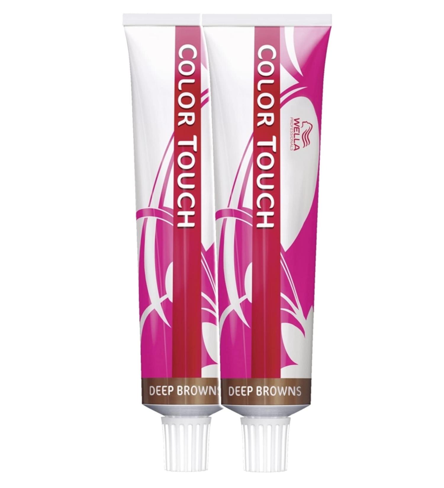2x Wella Professionals Color Touch 9/97 Light Blonde Cendre Brown 60 ml
