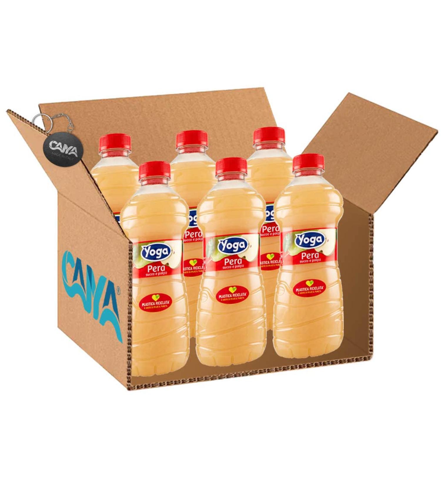  CAIYA 6X Yoga Pear Fruit Juice and Pulp with Italian Pear Flavor 1L CAIYA Box of 6 Bottles  - Buy Online on GoSupps.com