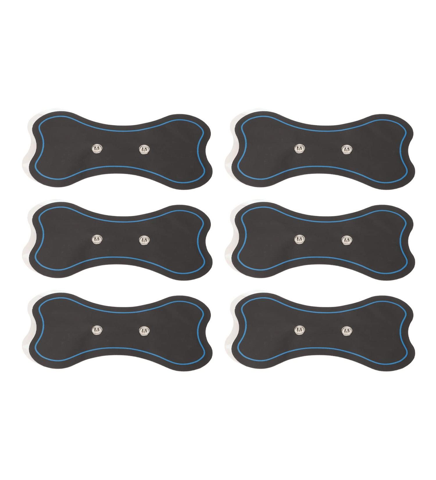 Replacement Neck Massage Pads - 6pcs Cervical Massage Patches for Muscle Relaxation | Soft PU Microcurrent Neck Massager - Buy Online on GoSupps.com