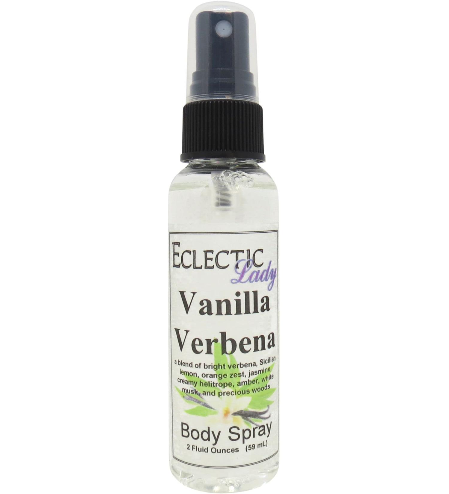Vanilla Verbena Linen Spray 2 ounces - Eclectic Lady Sheet and Linen Spray - No Artificial Colors Parabens or Preservatives - Long-Lasting Scent for Bed Fabric & Pillow 2 Fluid Ounces - Buy Online on GoSupps.com