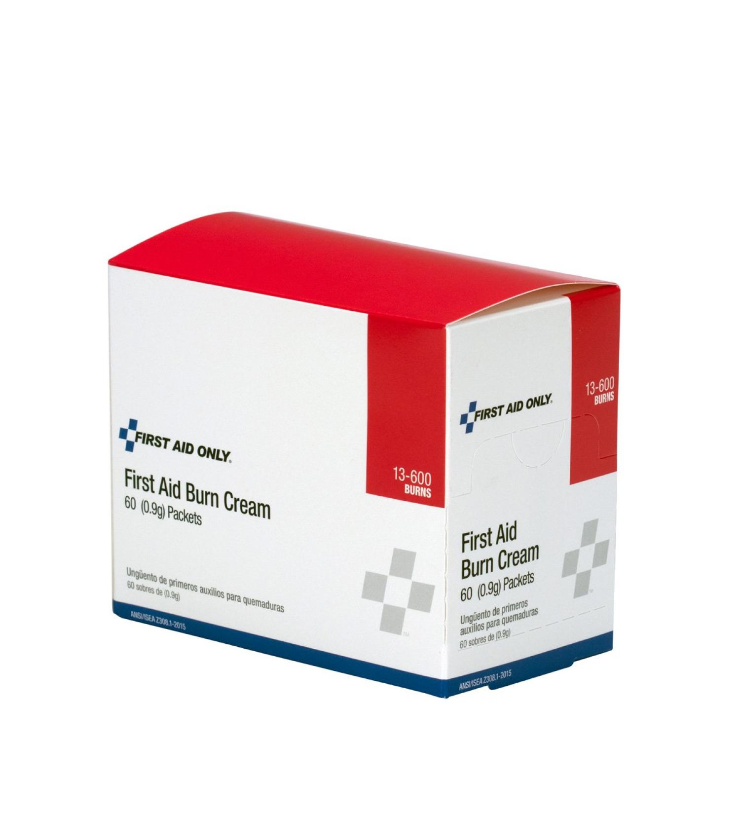 Pac-Kit 13-600 First Aid/Burn Cream 0.9 gm Packet - Box of 60 | Top-Grade First Aid Relief - Buy Online on GoSupps.com