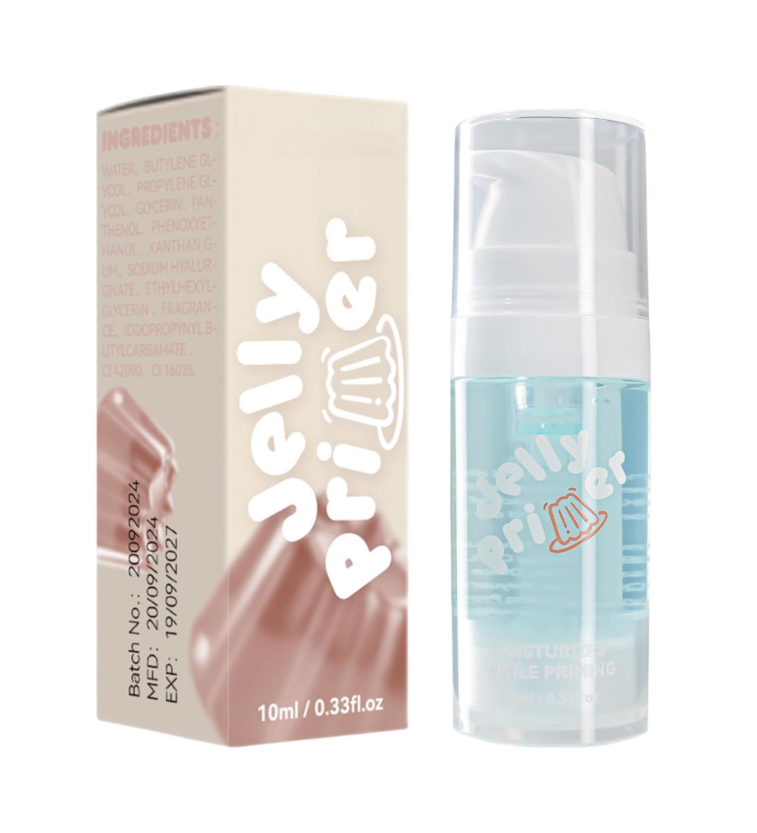  Generisch Jelly Primer - 10ml Hydrating Face Foundation | Glycerin - Hydrating Face Primer Smoothing Face Makeup - Skin Primer Lightweight and Long-Lasting - Buy Online on GoSupps.com