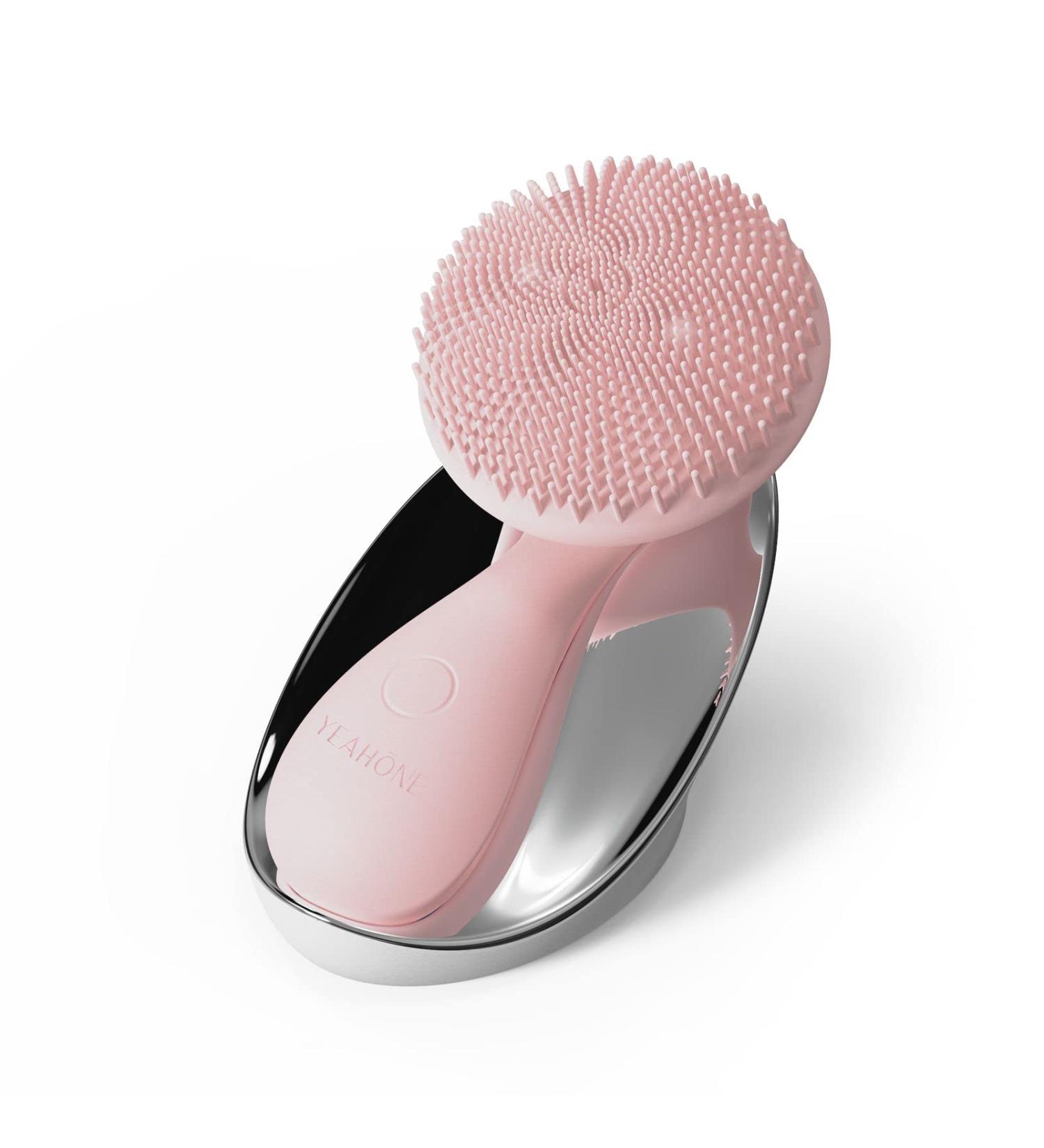 YEAHONE Electric Silicone Facial Cleansing Brush for Deep Cleaning and Exfoliating - Gentle Vibrating Mini Sonic Exfoliator - Buy Online on GoSupps.com