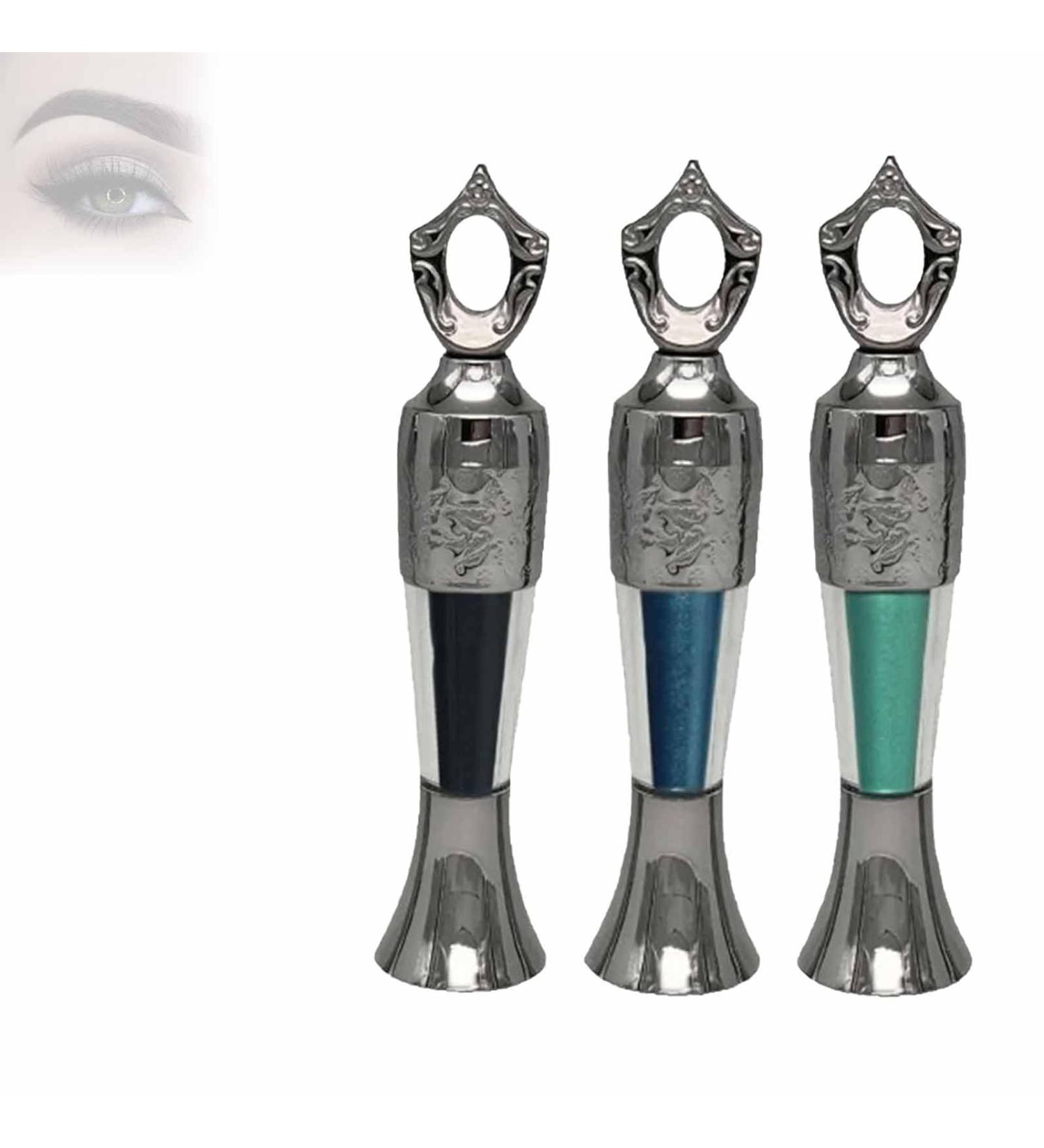 Kohl Powder Eyeliner Kohl Liner Kohl Eyeliner Kohl Eyeliner Handmade 100% Natural Eyeliner in Powder Form for Women (Black+Blue+Green) - Buy Online on GoSupps.com