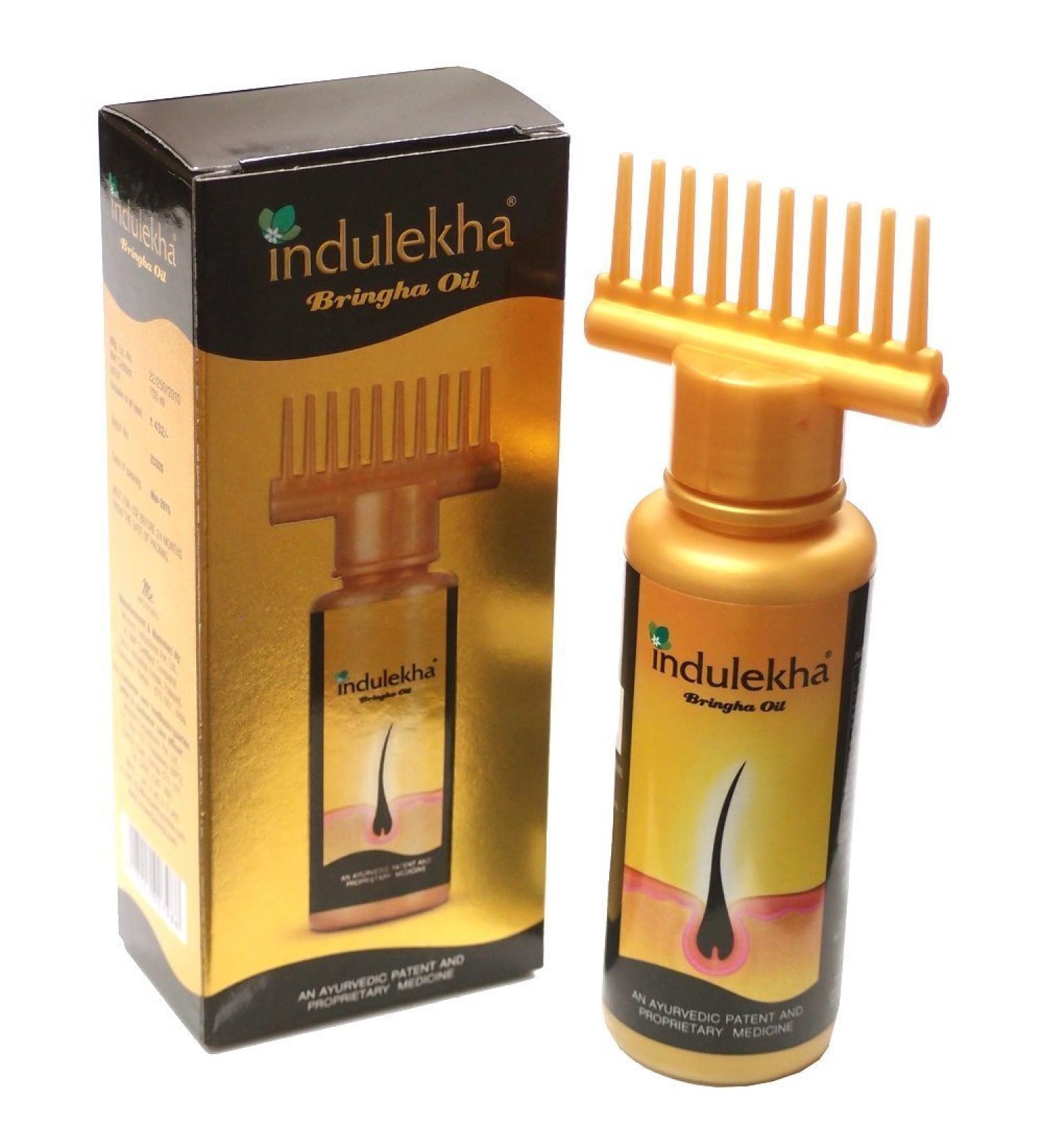 Indulekha Huile de Bhringa 100 ml - Buy Online on GoSupps.com