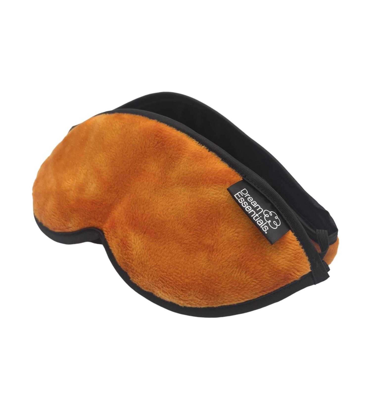 Dream Essentials Utopia Luxury Plush Sleep Mask - Handmade in USA Adjustable Breathable Cotton Light Blocking for Travel & Meditation (Tie Dye Orange - Buy Online on GoSupps.com