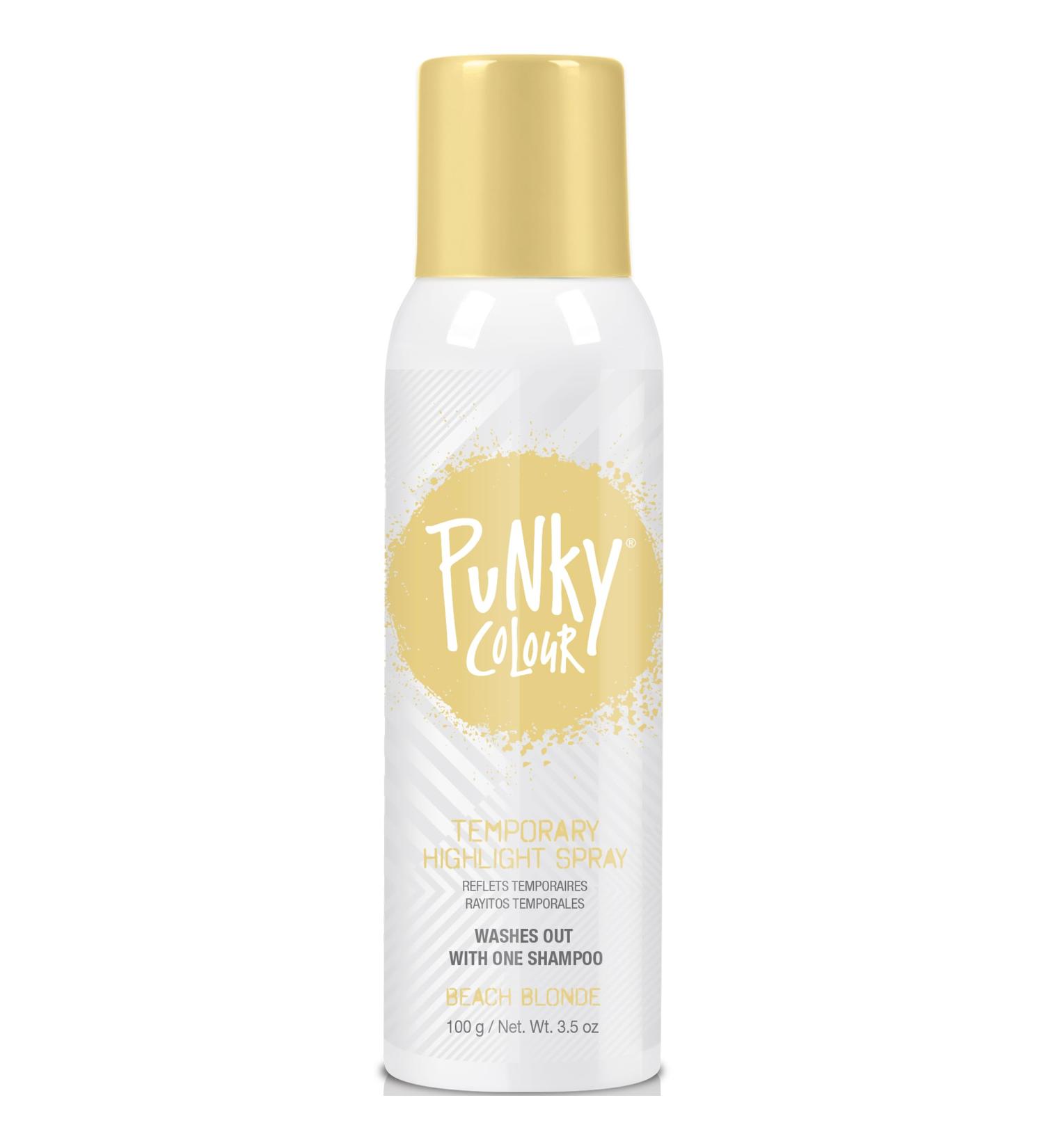 Punky Temporary Hair Highlight Spray Beach Blonde 3.5 oz 1-Pack 3.5 Ounce (Pack of 1) Beach Blonde - Buy Online on GoSupps.com