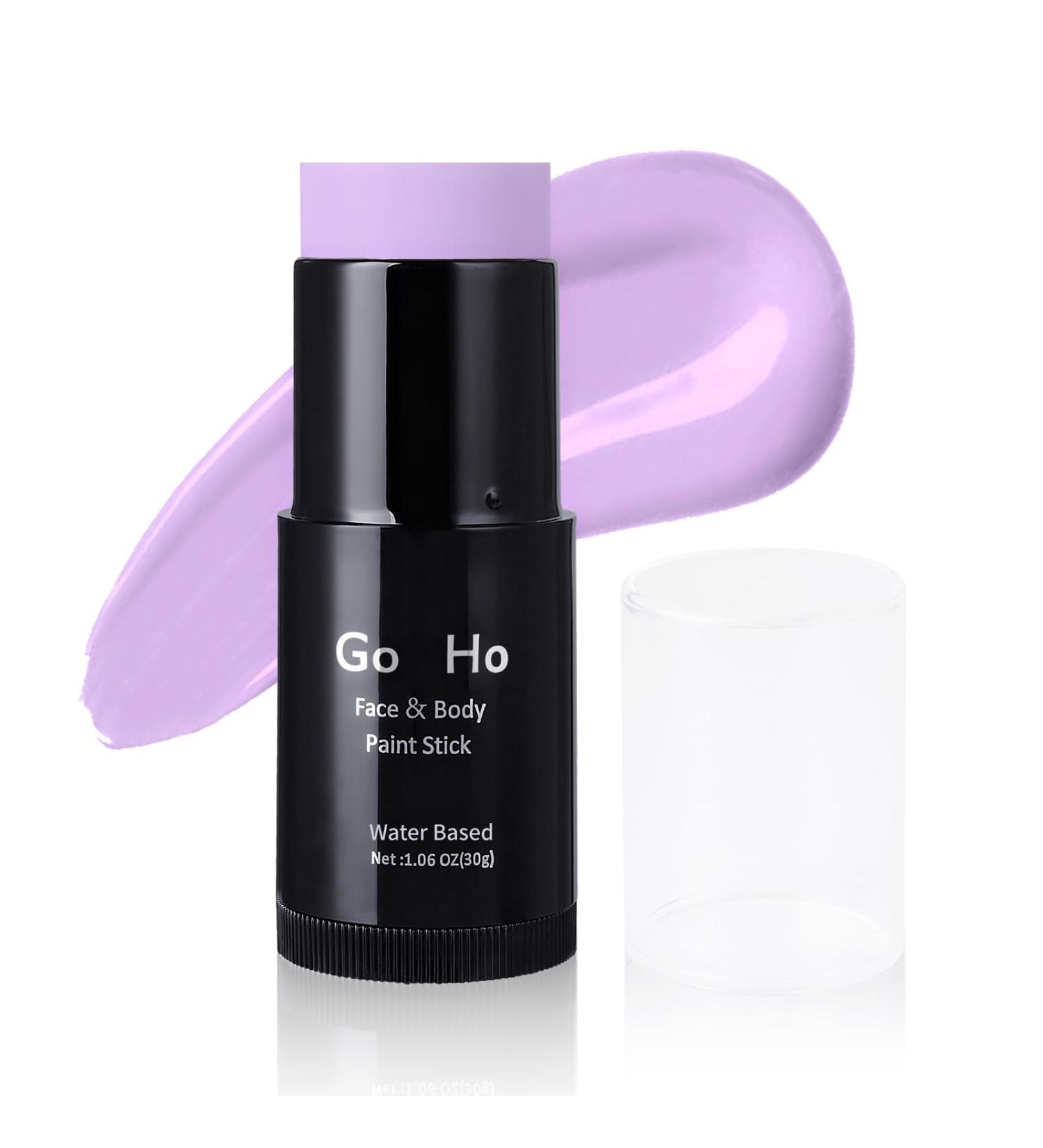 Ho Water Based Pastel Purple Face Paint Stick - 1.06 Oz - Non-toxic Cream Body Paint - Washable & Full-coverage - Ideal for Adults, Children, Theater, Halloween, SFX & Cosplay - Buy Online on GoSupps.com