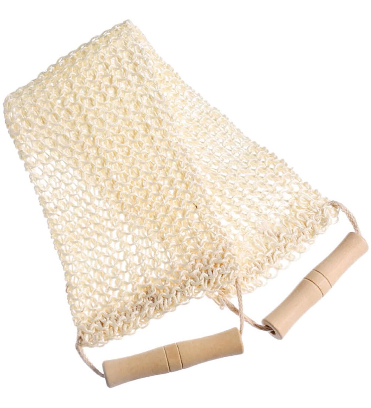 Healvian Exfoliating Shower Towel - Back Scrubber Bath Supplies for a Refreshing Cleanse | Sisal Scrub Tool - Buy Online on GoSupps.com