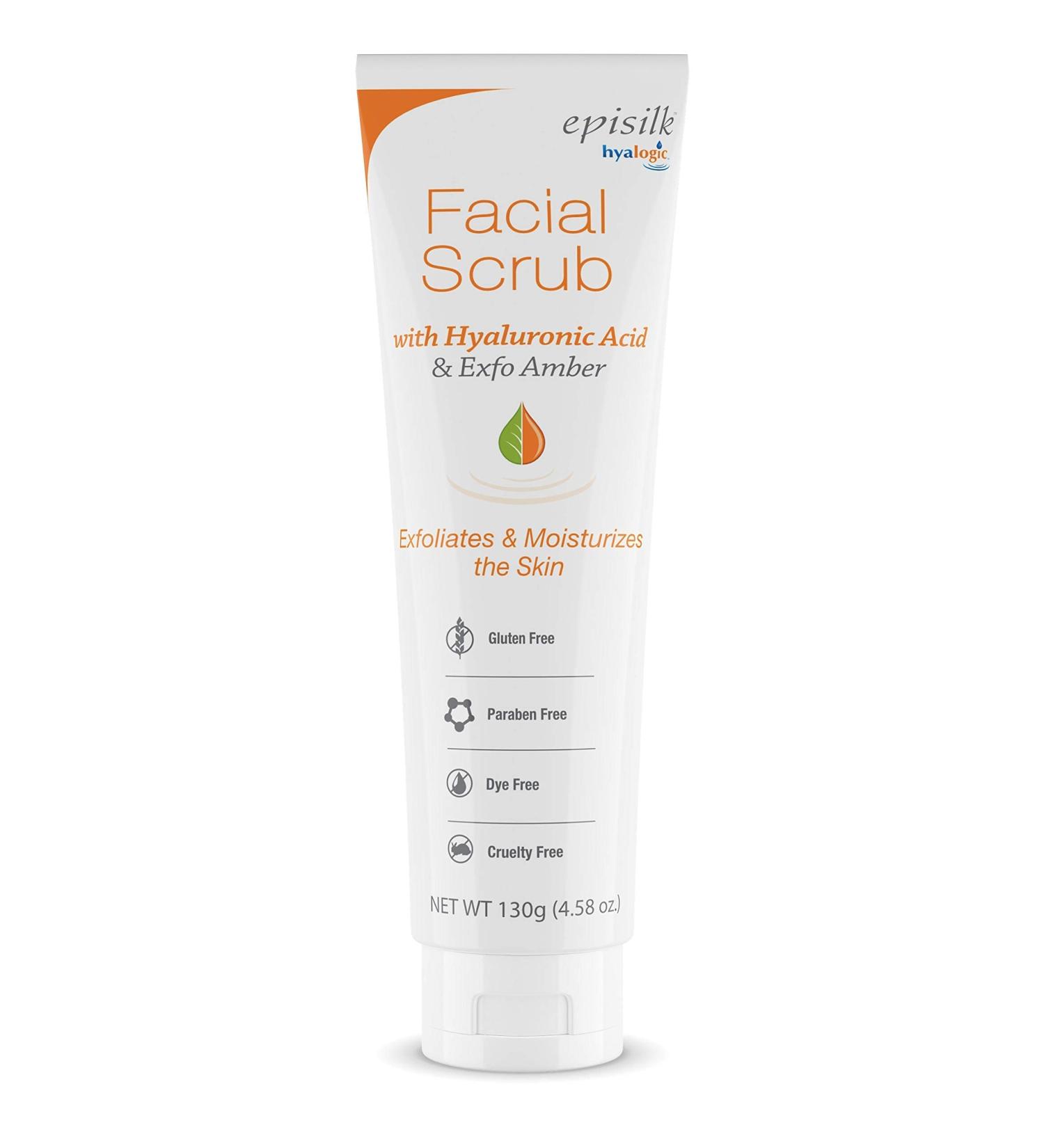 Hyalogic Episilk Facial Scrub Amazing Face Exfoliator for Daily Cleansing Face Scrub with Exfo Amber & HA for Gentle Exfoliation - Exfoliating Face Wash to Enhance Your Skin Care Routine (130g) Standard Packaging - Buy Online on GoSupps.com