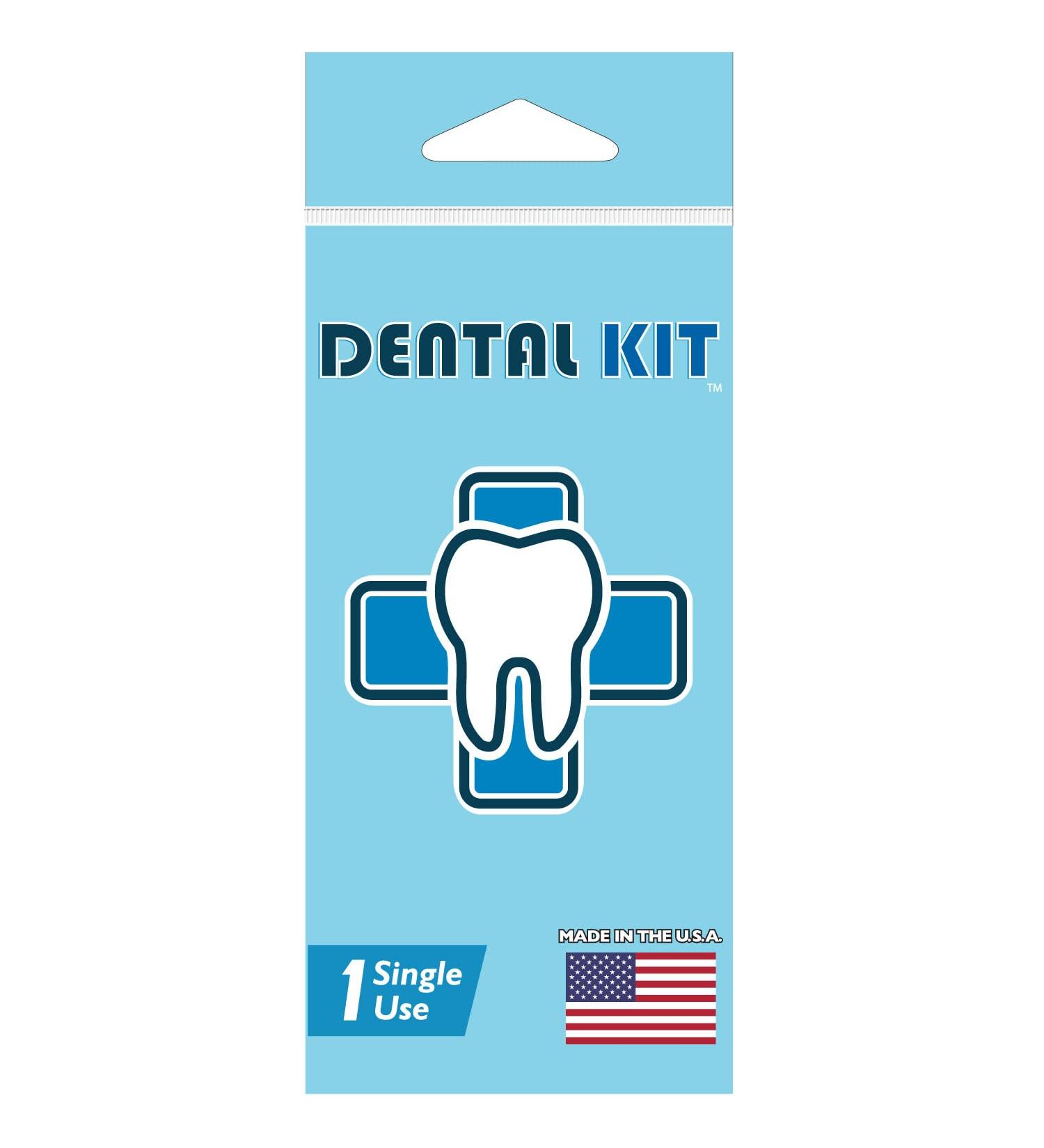 POTTY PACK Dental Kit - Portable Single-Use Dental Kit with Travel Toothbrush, Toothpaste, Floss, and Toothpicks - 1 Unit - Buy Online on GoSupps.com
