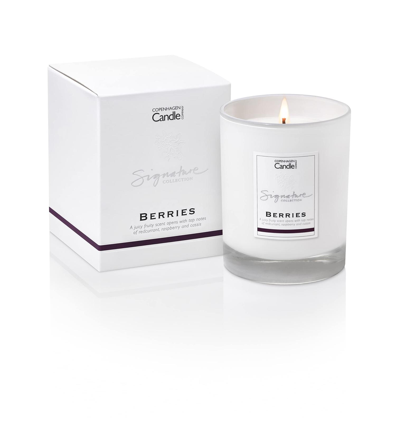 Luxury Scented Candle Gift for Women | Natural Wax Blend | 45 Hours Burn Time | Hotel Collection - Berries (7oz) - Buy Online on GoSupps.com