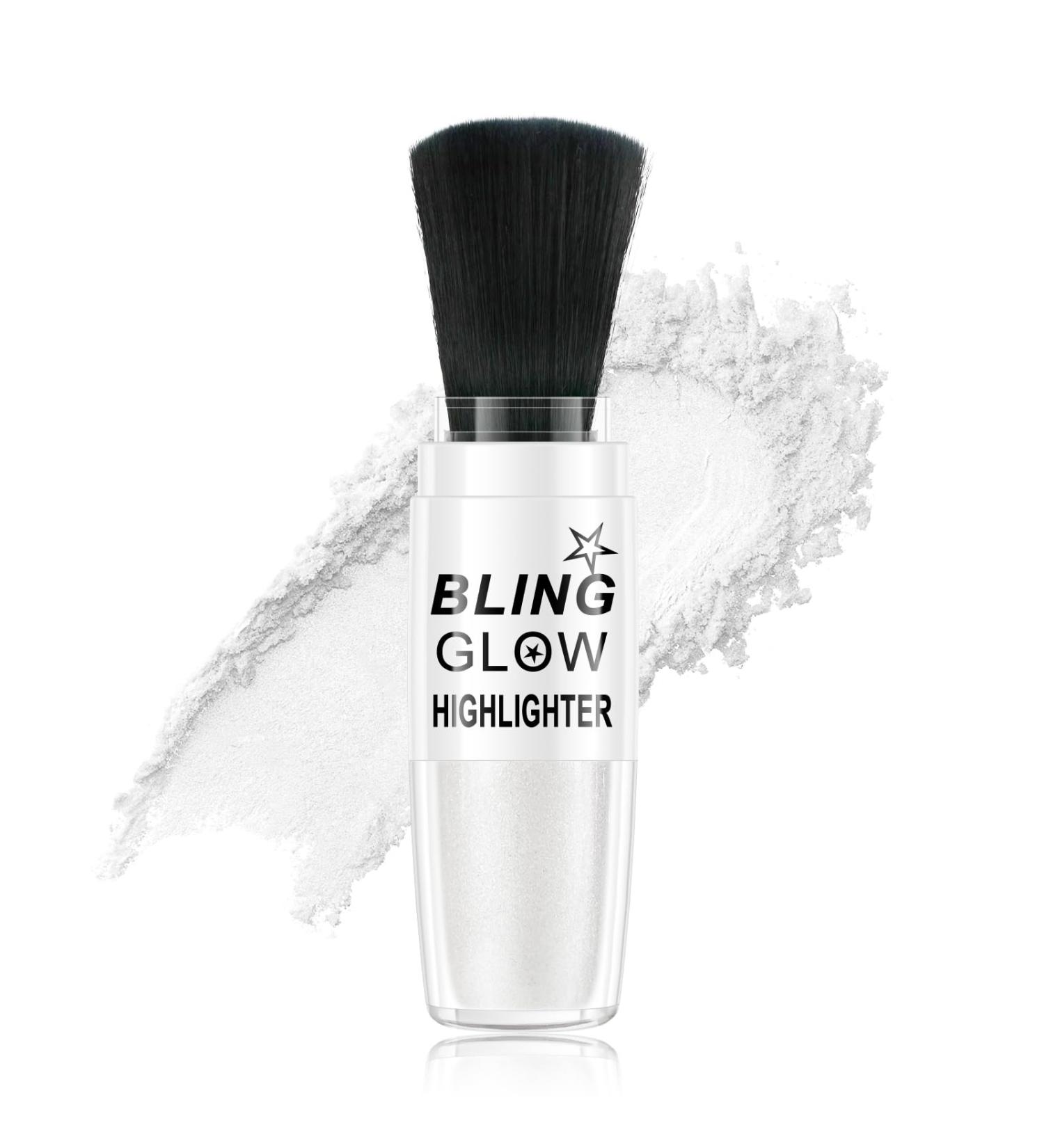 KYDA Glitter Powder Highlighter | High Gloss Loose Makeup for Face & Body - Sparkling Coverage 0.18 oz - Buy Online on GoSupps.com