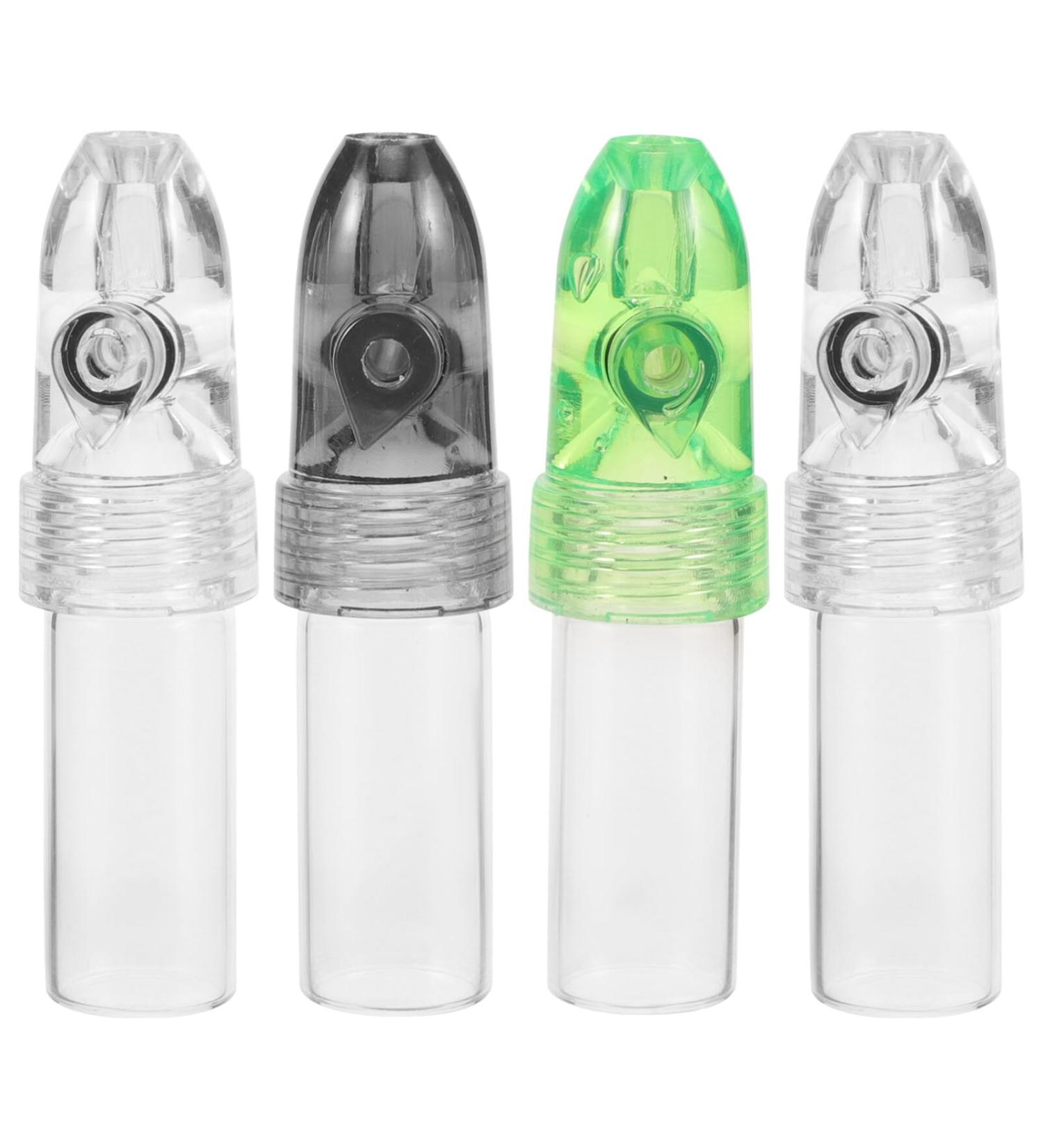 Beaupretty Portable Medicine Case Glass Pi ll Organizer 4pcs 67mm Trip Travel Medication Bottles Mini Empty Vials Carry Storage Container Glass Mini Tablet Holder Box B Assorted Color 2 7.00X2.00X1.50CM - Buy Online on GoSupps.com