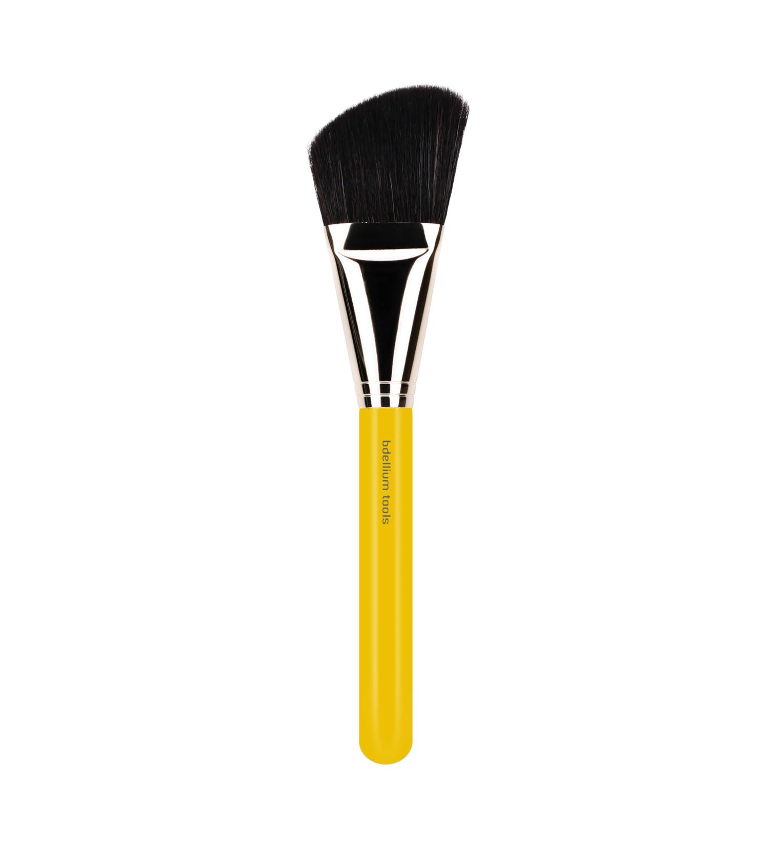 Bdellium Tools Studio Series 990 Angled Face Makeup Brush - Soft Synthetic & Natural Fibers for Powder | International Shipping Available - Buy Online on GoSupps.com