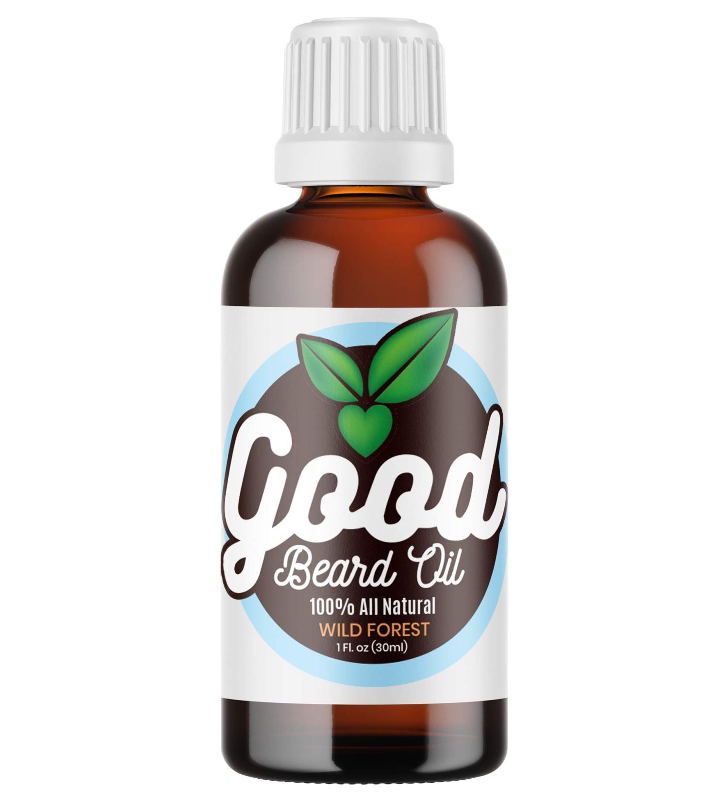 Good Beard-Mustache Oil (Wild Forest) | 100% All Natural Non-Greasy Blend | Premium Herbal Spicy & Woody Formula - International Shipping Available - Buy Online on GoSupps.com
