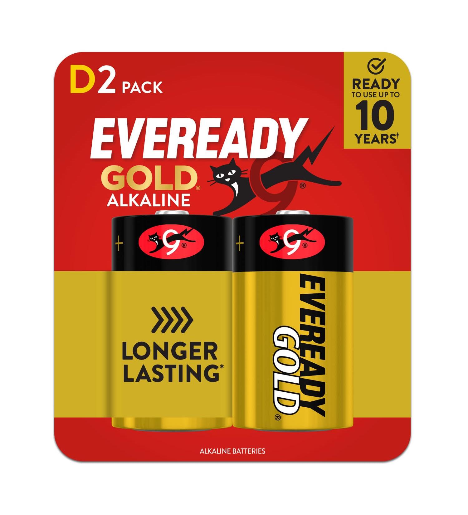 Buy Energizer D 2-Count Eveready Alkaline Battery | Fast International Shipping - Buy Online on GoSupps.com