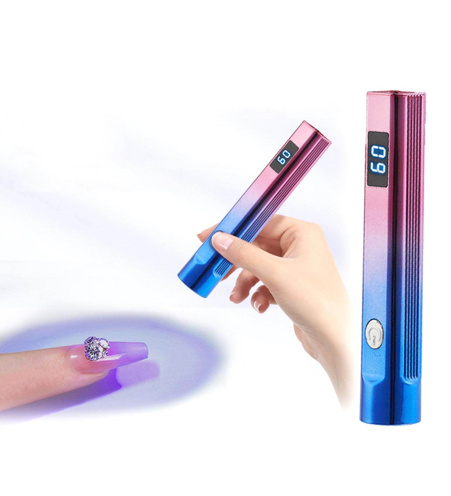 SULIVES UV Light for Nails Handheld LED Mini Nail Lamp USB Rechargeable Portable Nail Dryer for Gel Polish Cordless UV Light Nail Lamp for Fast Curing at Home and Travel - Buy Online on GoSupps.com