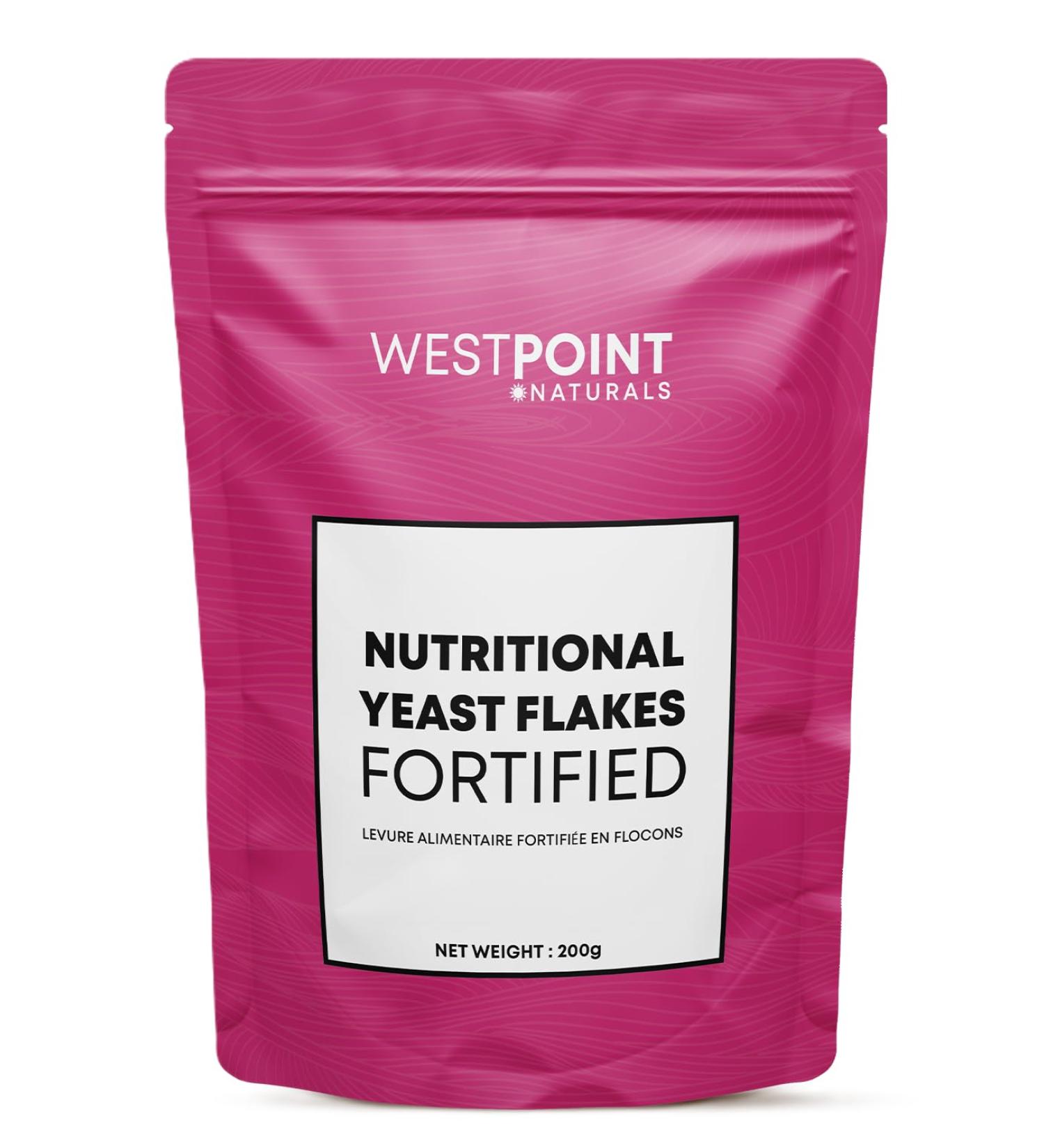 Westpoint Naturals Premium Fortified Nutritional Yeast Flakes 200g - Buy Online on GoSupps.com