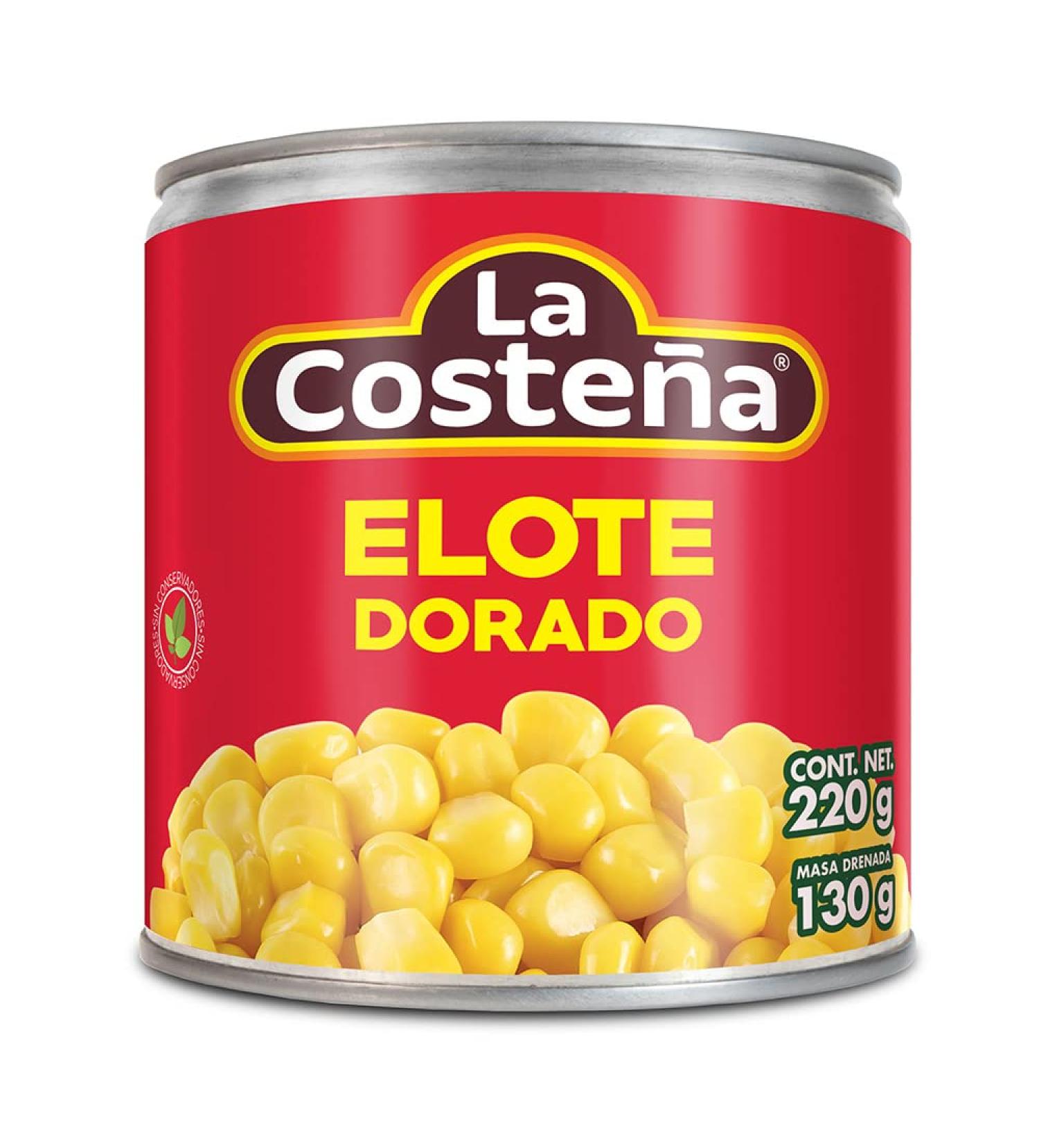 La Costena Elote Dorado Whole 220g / Mexican Golden Sweetcorn Canned Yellow Sweet Corn Vegetables - Buy Online on GoSupps.com