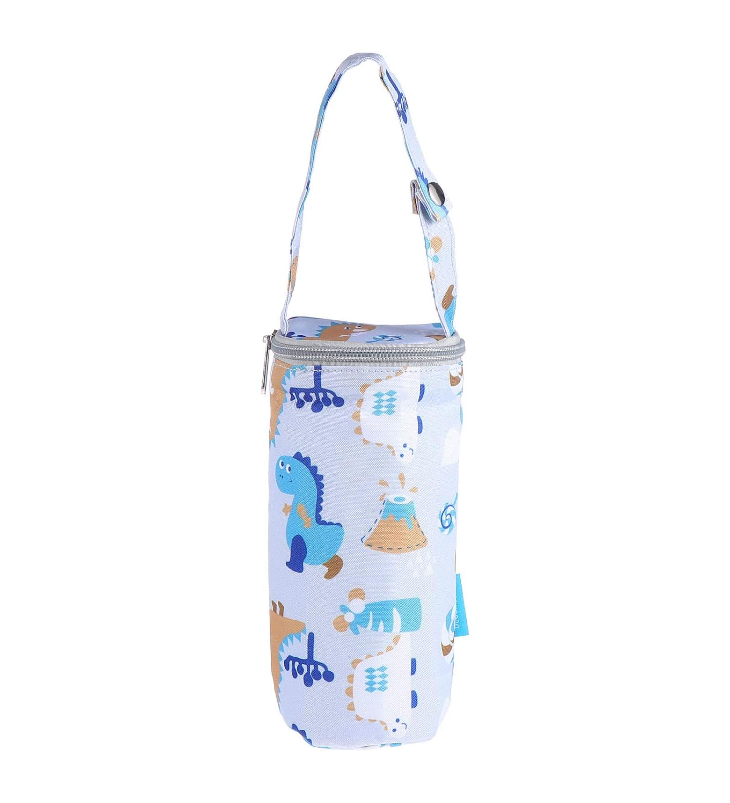 TOYANDONA Insulated Milk Bottle Bag - Portable Travel Carrier Holder for Baby Bottles - Keeps Breastmilk Warm or Cool - Grey - Buy Online on GoSupps.com