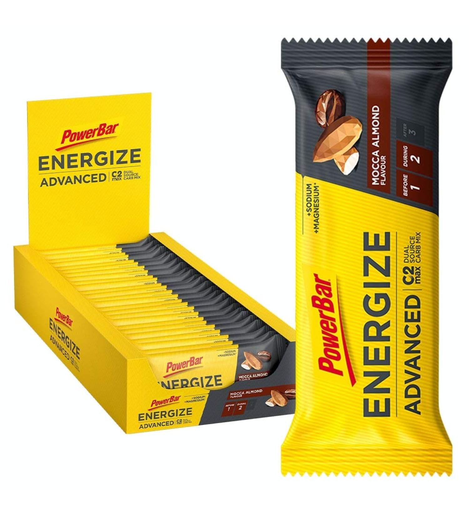 PowerBar Europe Bars PowerBar Energize C2Max 25x55gr Mocca Almond - Buy Online on GoSupps.com