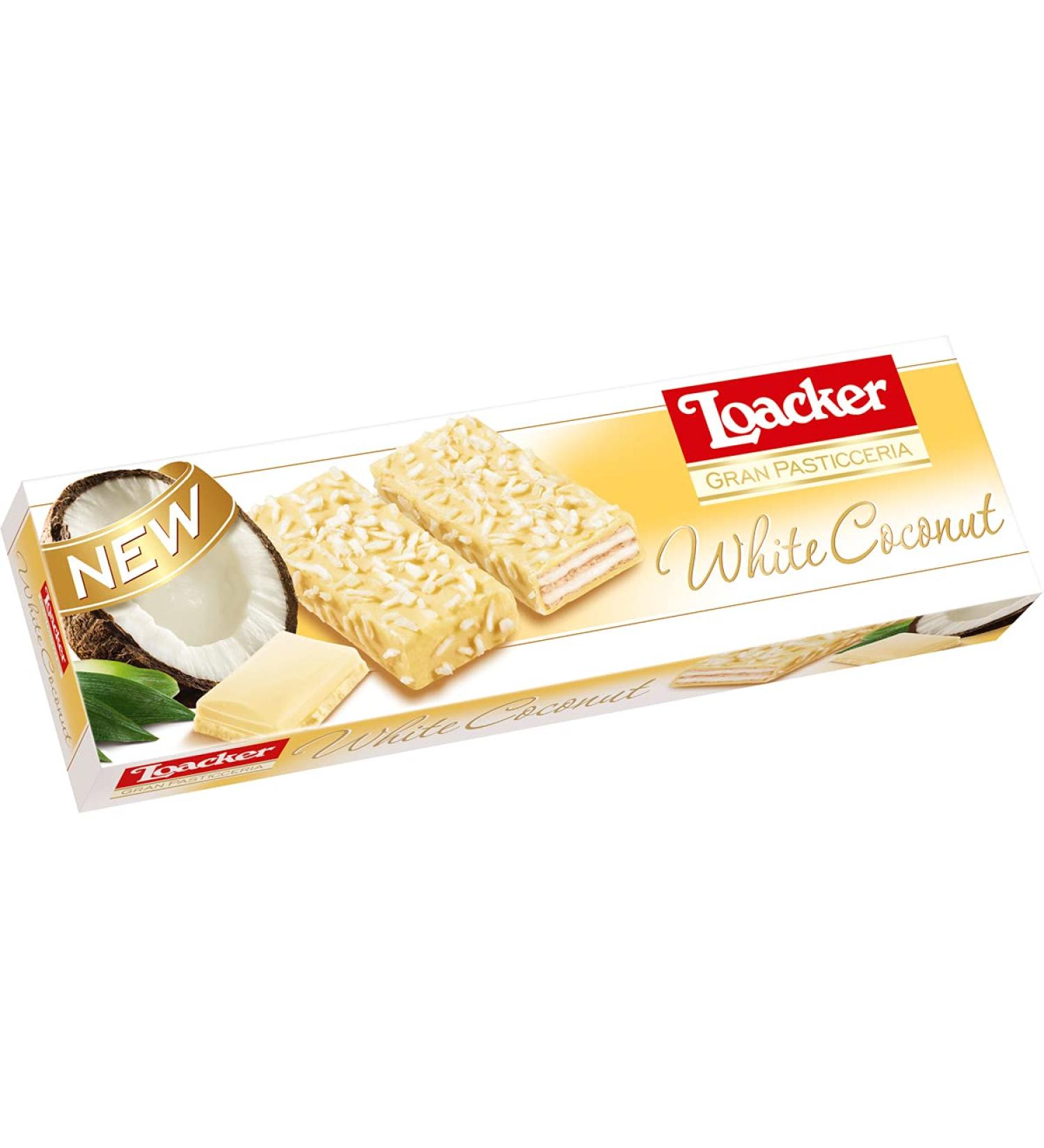 n.v. Loacker Gran Pasticceria White Coconut Waffle Pastry 100g