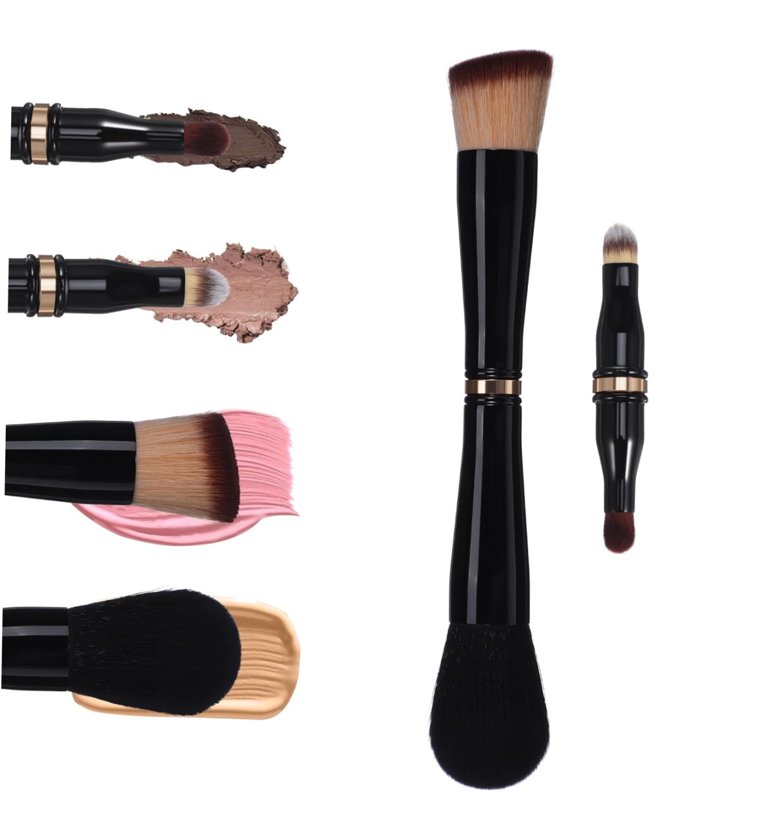 Beavorty Travel Makeup Brushes Concealer Brush 4 in 1 Makeup Brush 4 in 1 Makeup Pen Makeup Paint Brush Double Sided Makeup Brush Double Sided Brush Artificial Fiber Make up Lip Brush - Buy Online on GoSupps.com