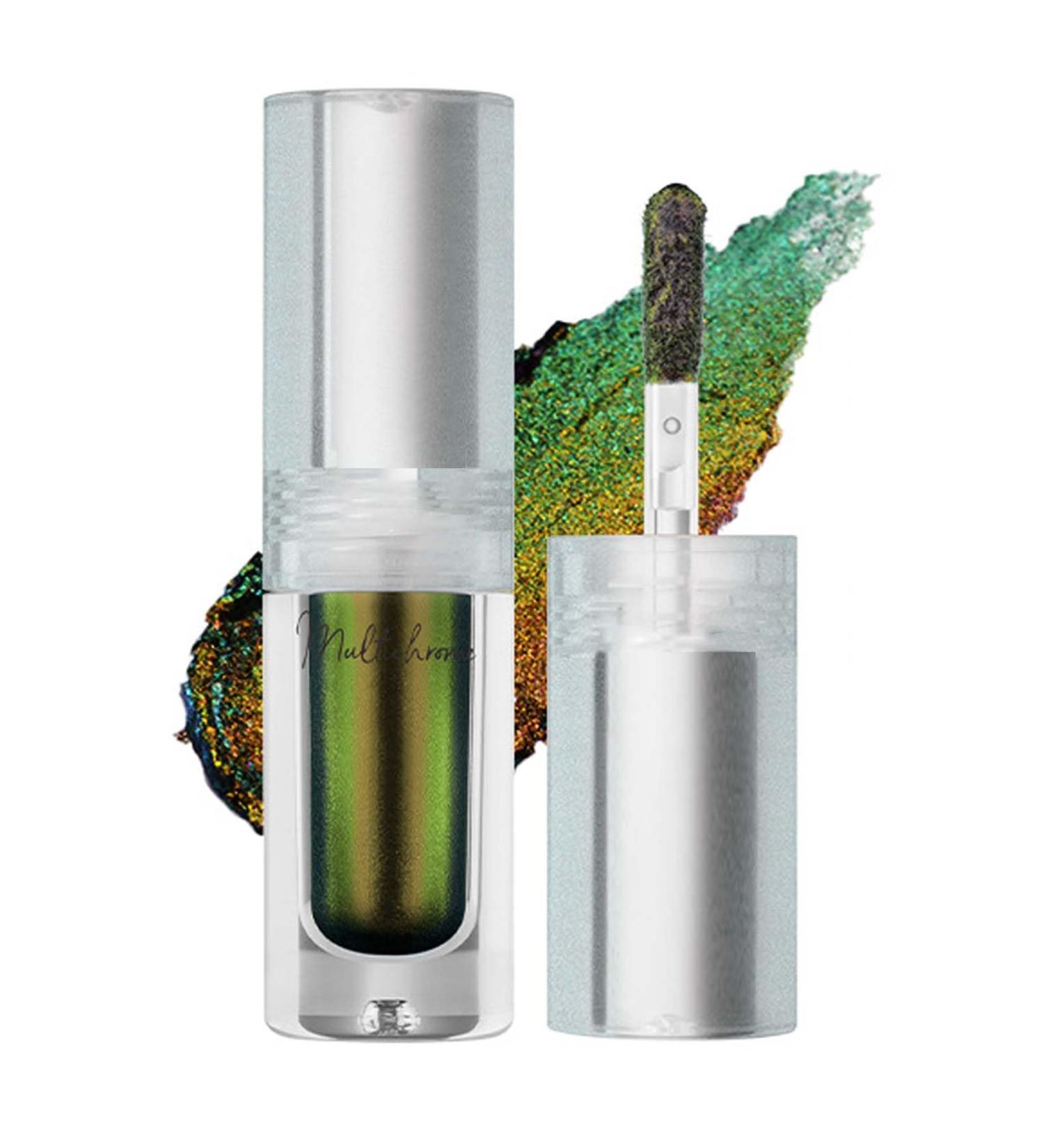  EONFAVE Chameleon Liquid Eyeshadow Green Glitter Shimmer Double Metallic Color Waterproof Long Lasting Eyeshadow for Glitter Green Makeup Color Changing (01) - Buy Online on GoSupps.com