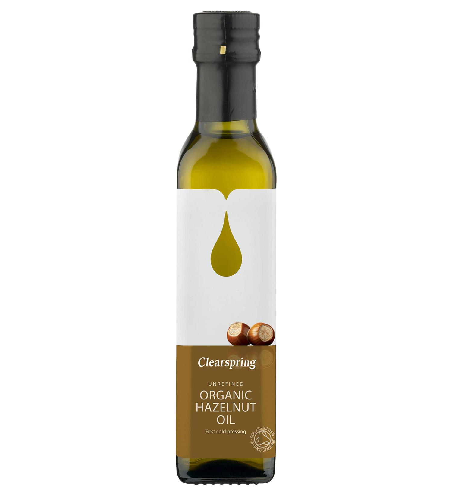 Clearspring Organic Hazelnut Oil 250ml - Cold Pressed and Unrefined - Buy Online on GoSupps.com