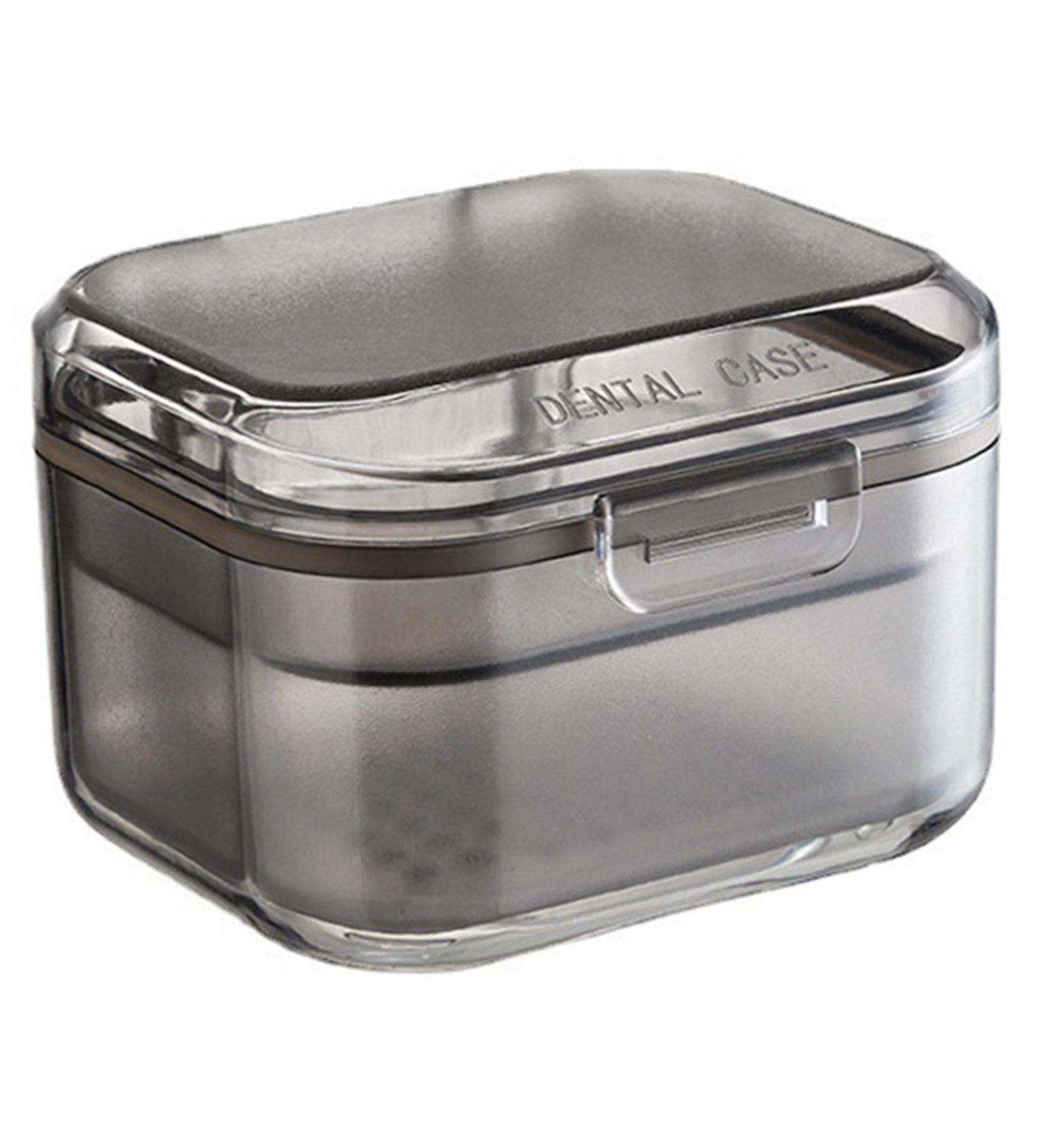 Premium Prosthesis Container & Cleaning Box | Perfect for False Teeth Bridges & Braces - International Shipping Available - Buy Online on GoSupps.com