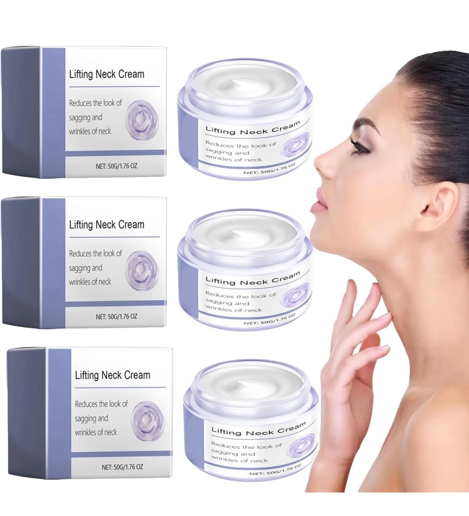 Tighten&Lift Neck Cream Neck Firming Cream Anti-Aging Neck Cream for Tightening and Wrinkles Anti Wrinkle Moisturizing Neck Cream Neck Tightening Creams That Work Smoothing Double Chin Neck Cream - Buy Online on GoSupps.com