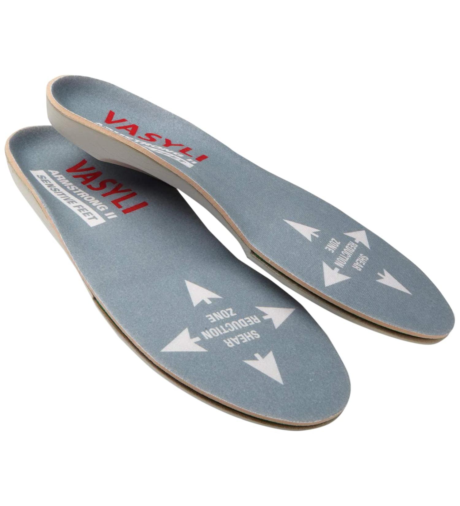 Vasyli Armstrong II Orthotic for Sensitive Feet - Large Diabetic Insoles Shock-Absorbing Heat Moldable Reduces Shear Forces - Buy Online on GoSupps.com