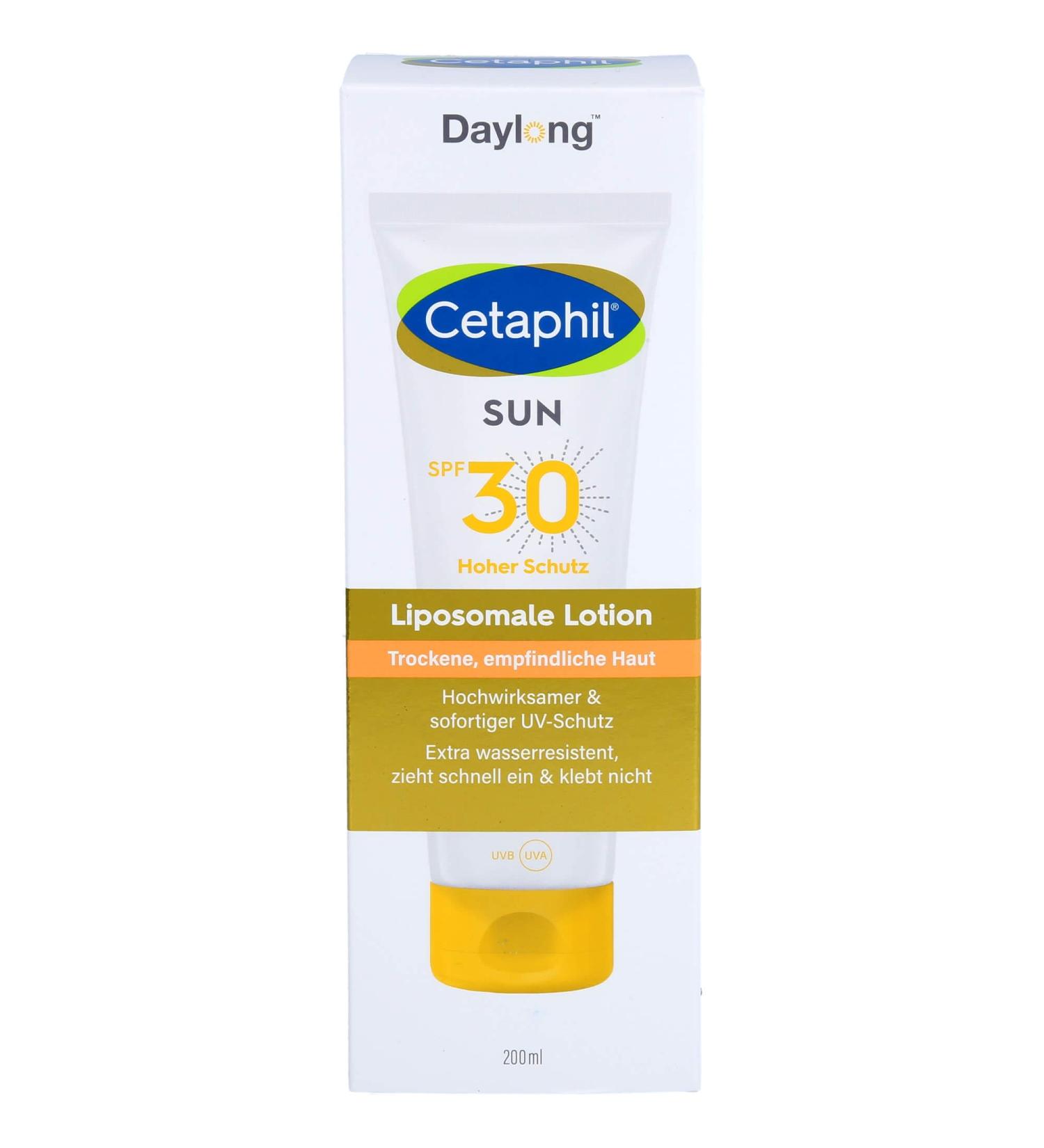 Cetaphil Sun Daylong SPF 30 Liposomal Lotion - Broad Spectrum Sunscreen for All Skin Types | Buy Online & Ship Worldwide - Buy Online on GoSupps.com