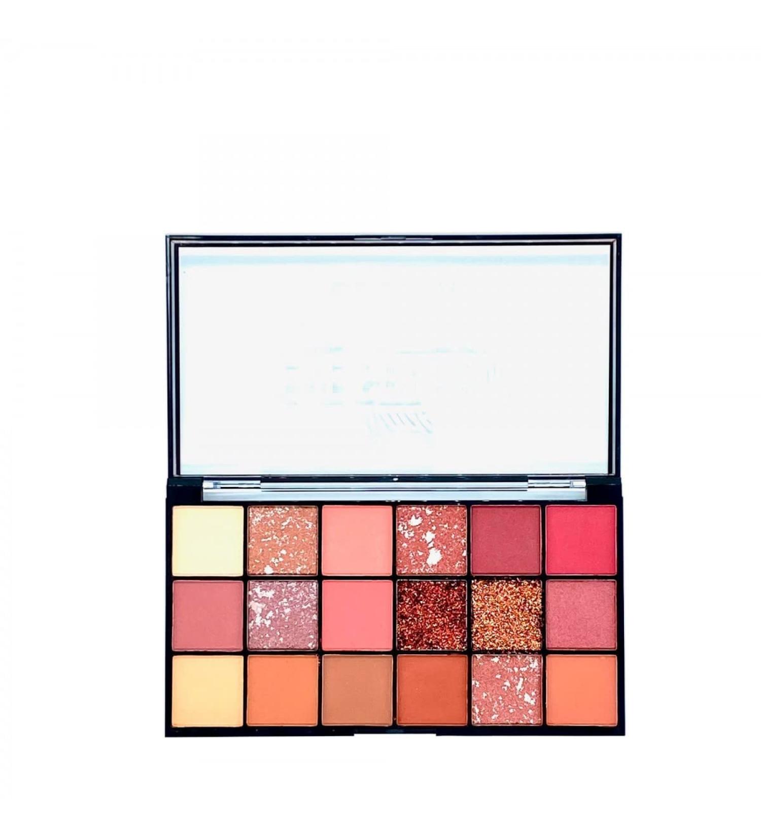 Nude Makeup Palette -18 Shimmer and Matte Eyeshadows - 18 EYESHADOW make up palette - Buy Online on GoSupps.com