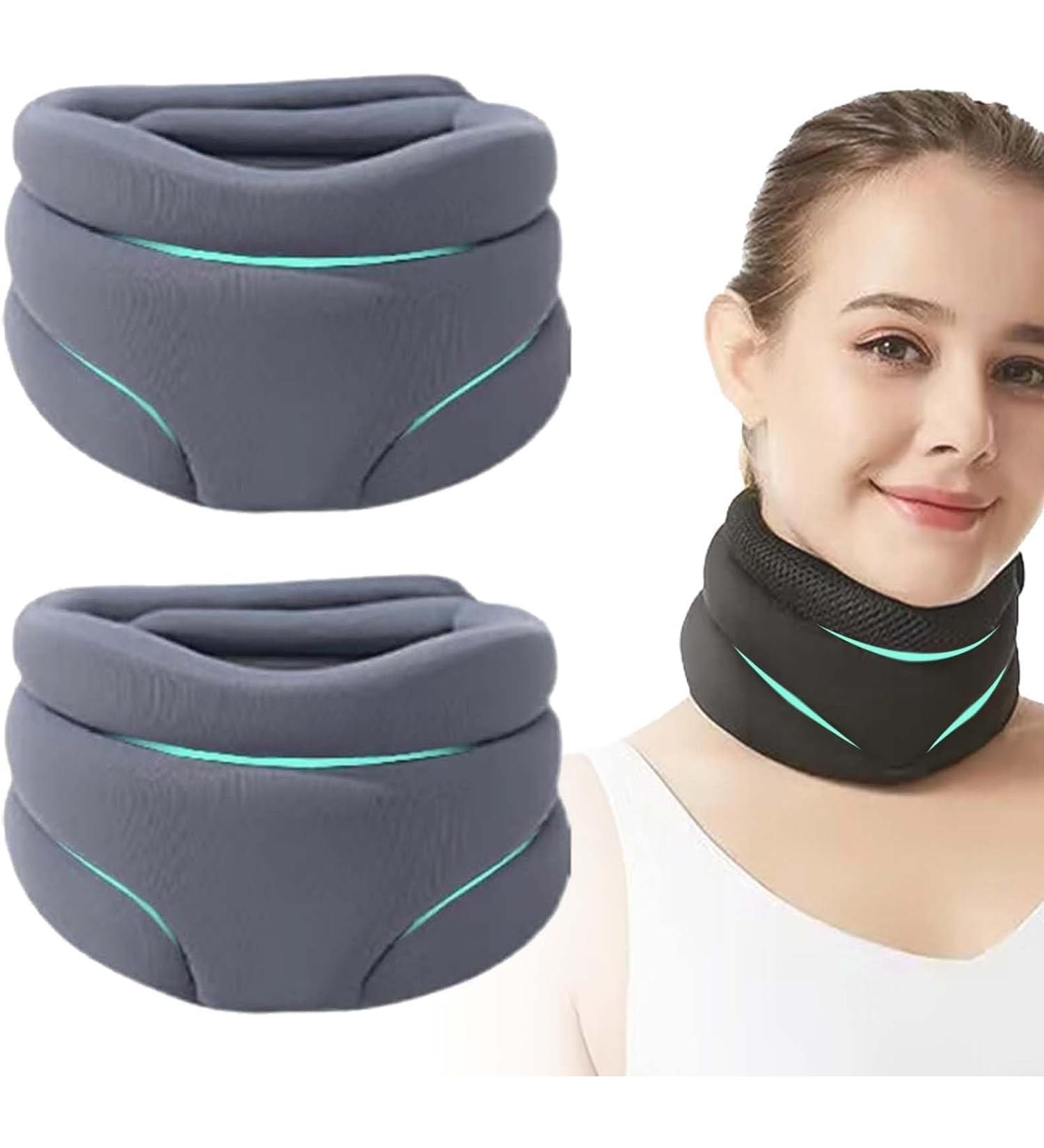 Neck Brace for Neck Pain Relief Cervical Collar for Sleeping Relieves Neck Pain and Spine Pressure Neck Collar After Whiplash or Injury yl-105023(2pcs-e) - Buy Online on GoSupps.com