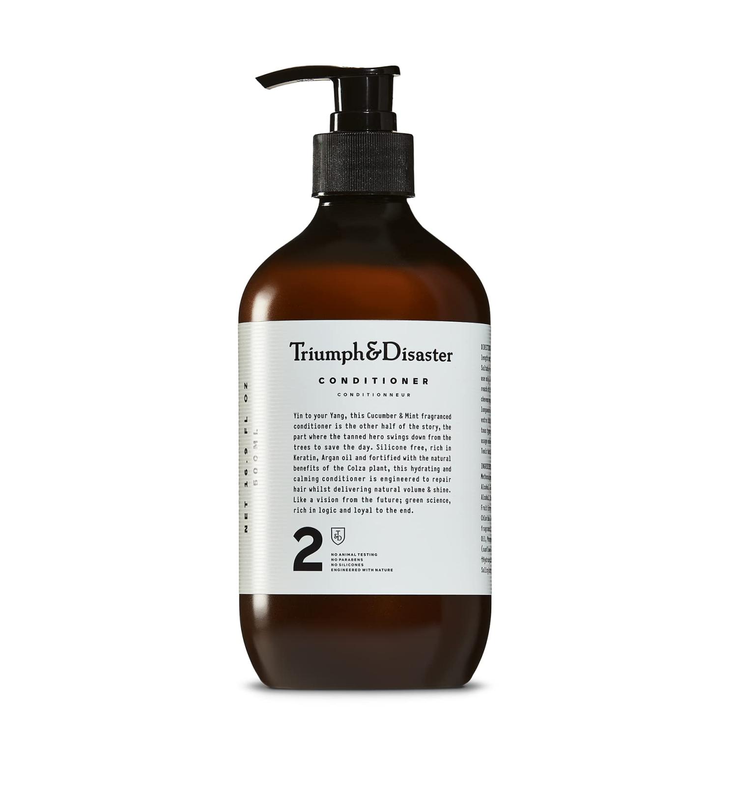 Triumph & Disaster Moisturising Conditioner with Keratin & Argan Oil | 500ml | International Shipping Available - Buy Online on GoSupps.com