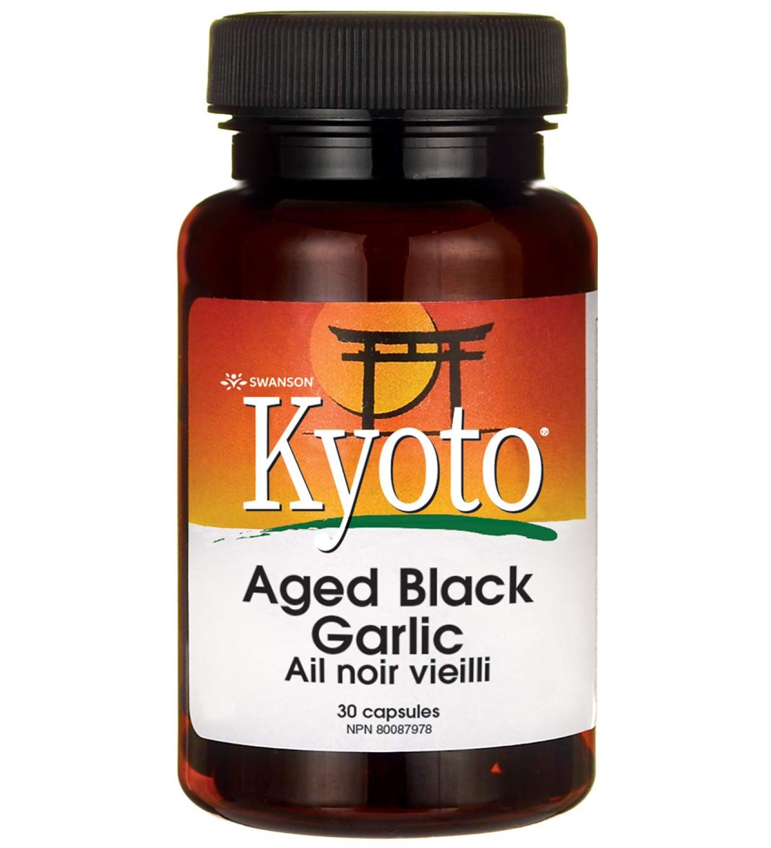 Swanson - Aged Black Garlic 650 Milligrams 30 Capsules - Buy Online on GoSupps.com