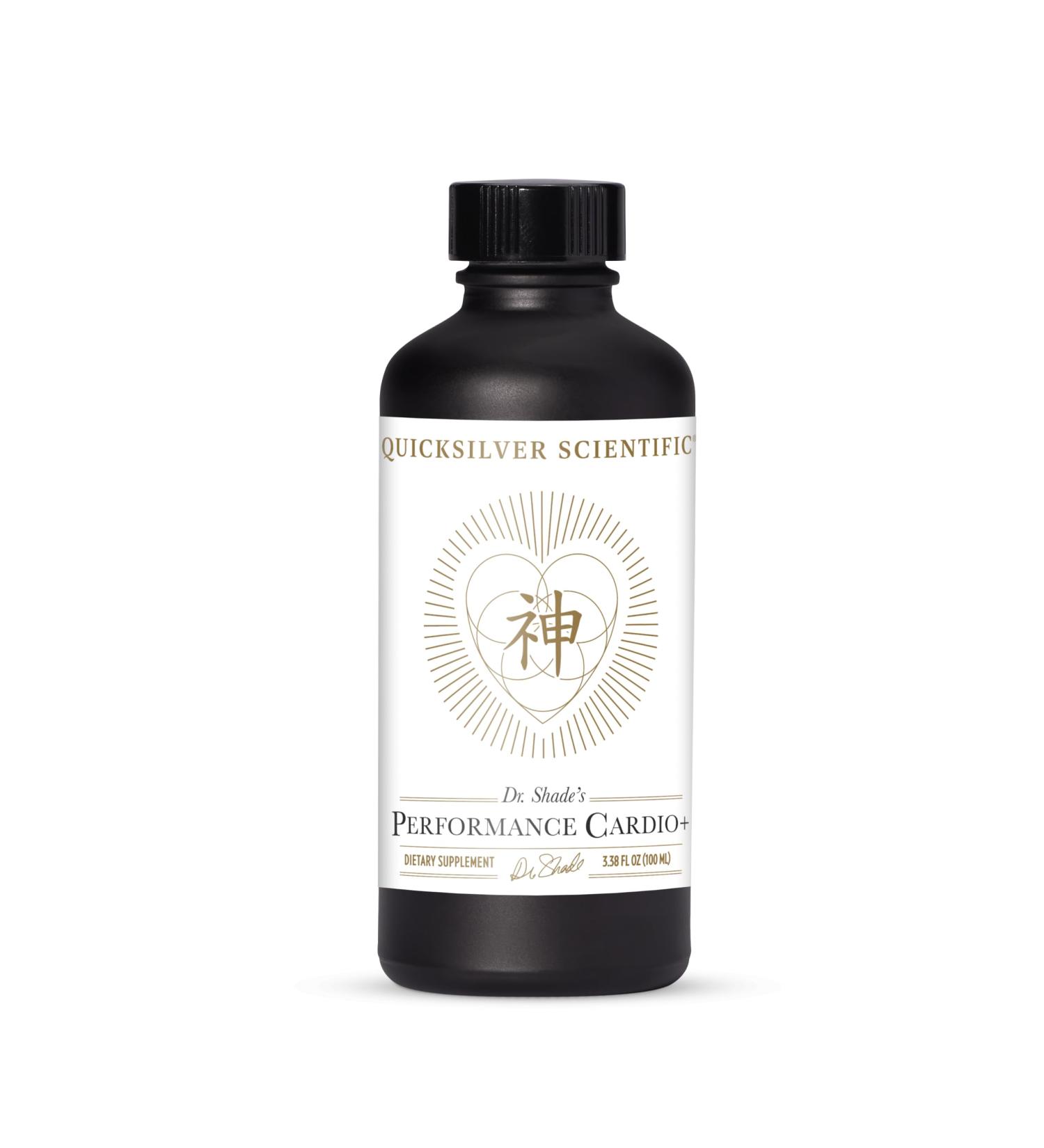 Quicksilver Scientific Performance Cardio+ - Herbal Supplement to Support Blood Circulation & Brain Health - Cardiovascular Supplement with Hawthorn Berry + He Shou Wu + Ginseng Extract (3.38 oz) - Buy Online on GoSupps.com