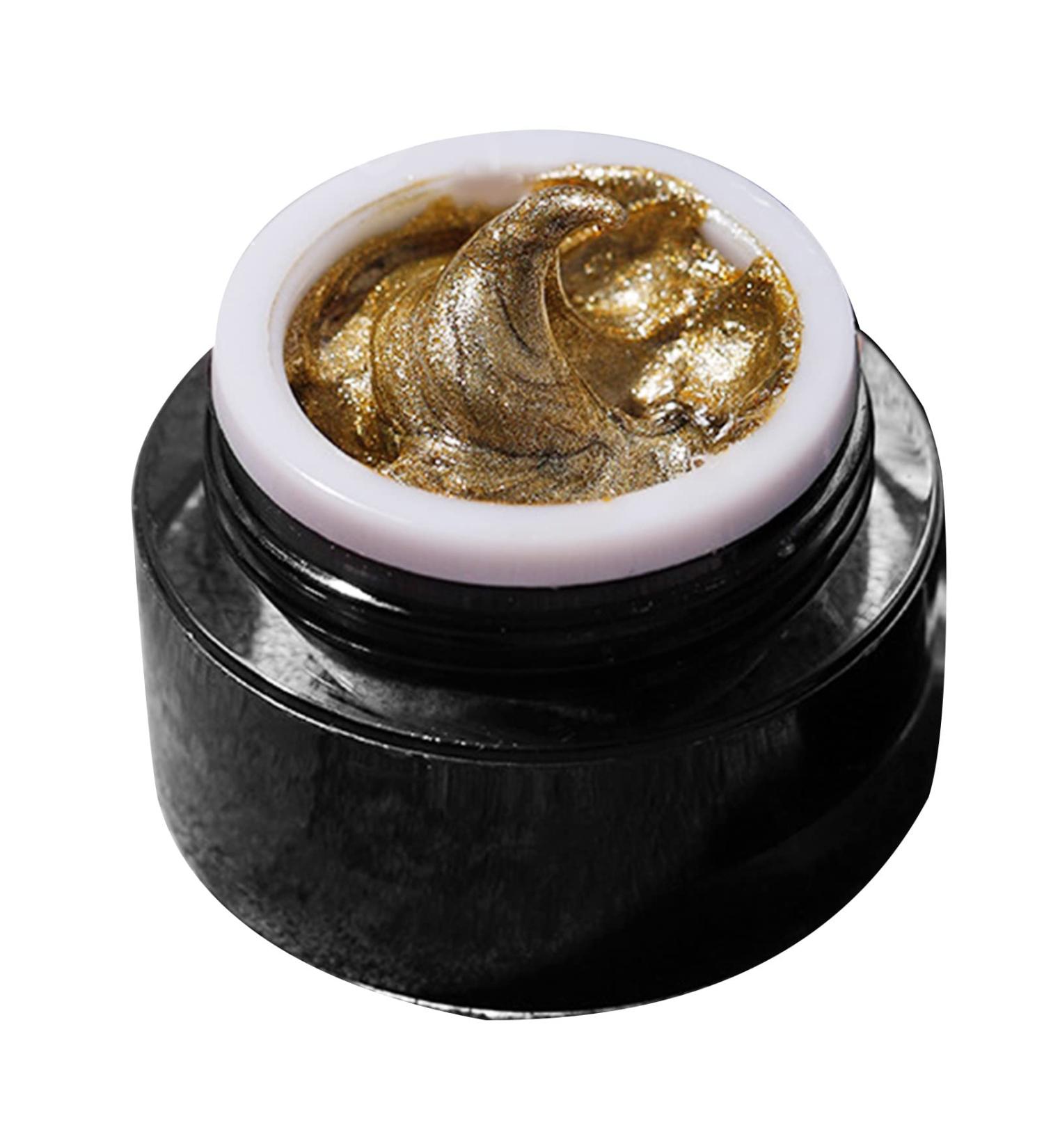 Golden Detailing Gel DIY Glitter Metallic Line Nail Gel 3D Fine Line Manicure Gel for Manicure Salon & Nail Enthusiasts - Buy Online on GoSupps.com