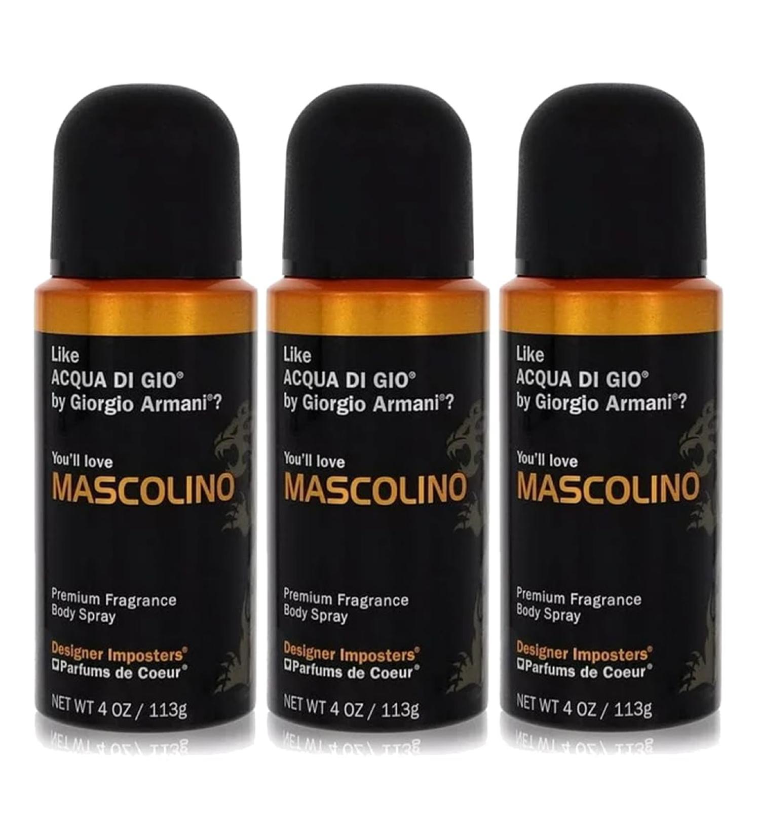 Parfums De Coeur Bod Man Mascolino Fragrance Body Spray for Men 4 oz (3)